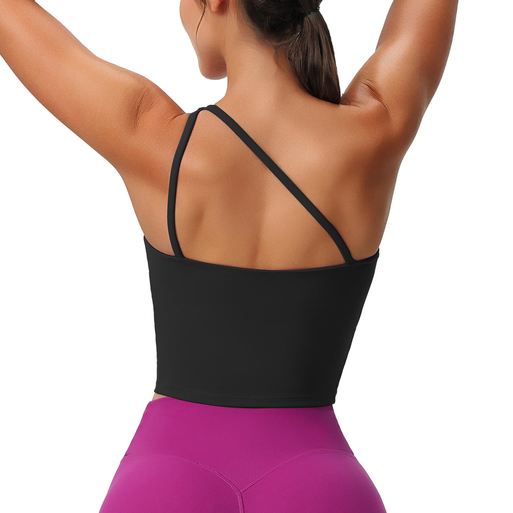 Aoxjox  "Astoria"  One Shoulder Tank with Shelf