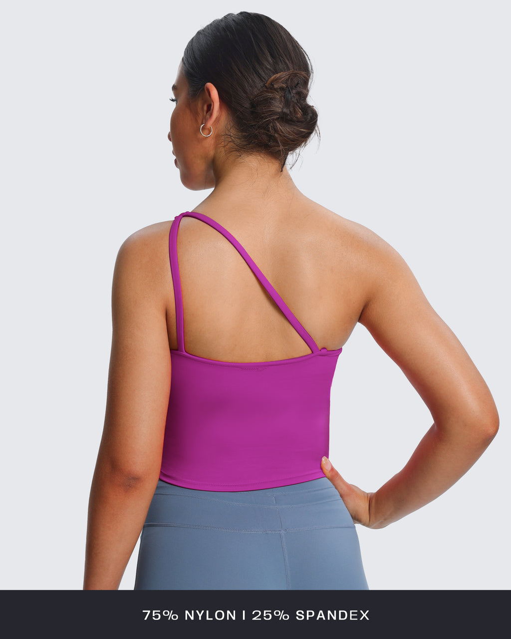 Aoxjox  "Astoria"  One Shoulder Tank with Shelf