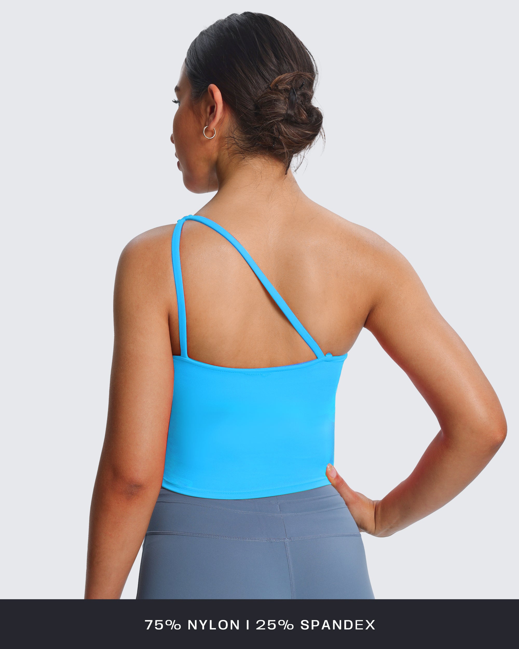 Aoxjox  "Astoria"  One Shoulder Tank with Shelf