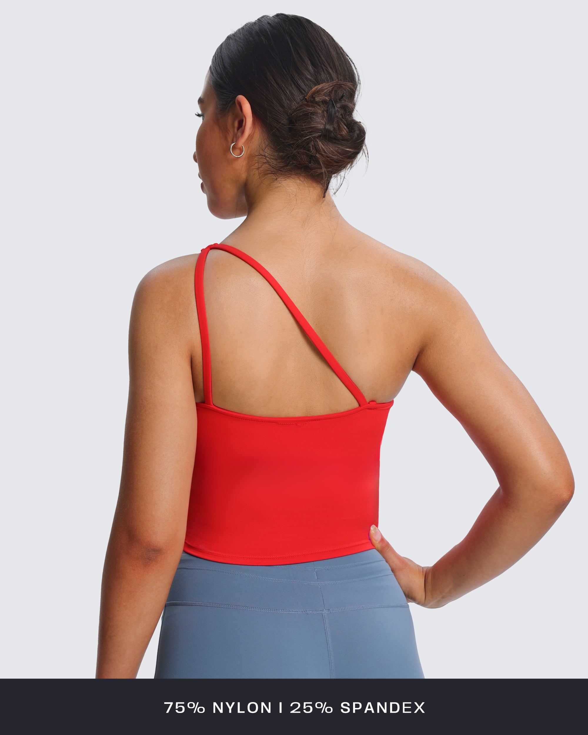Aoxjox  "Astoria"  One Shoulder Tank with Shelf