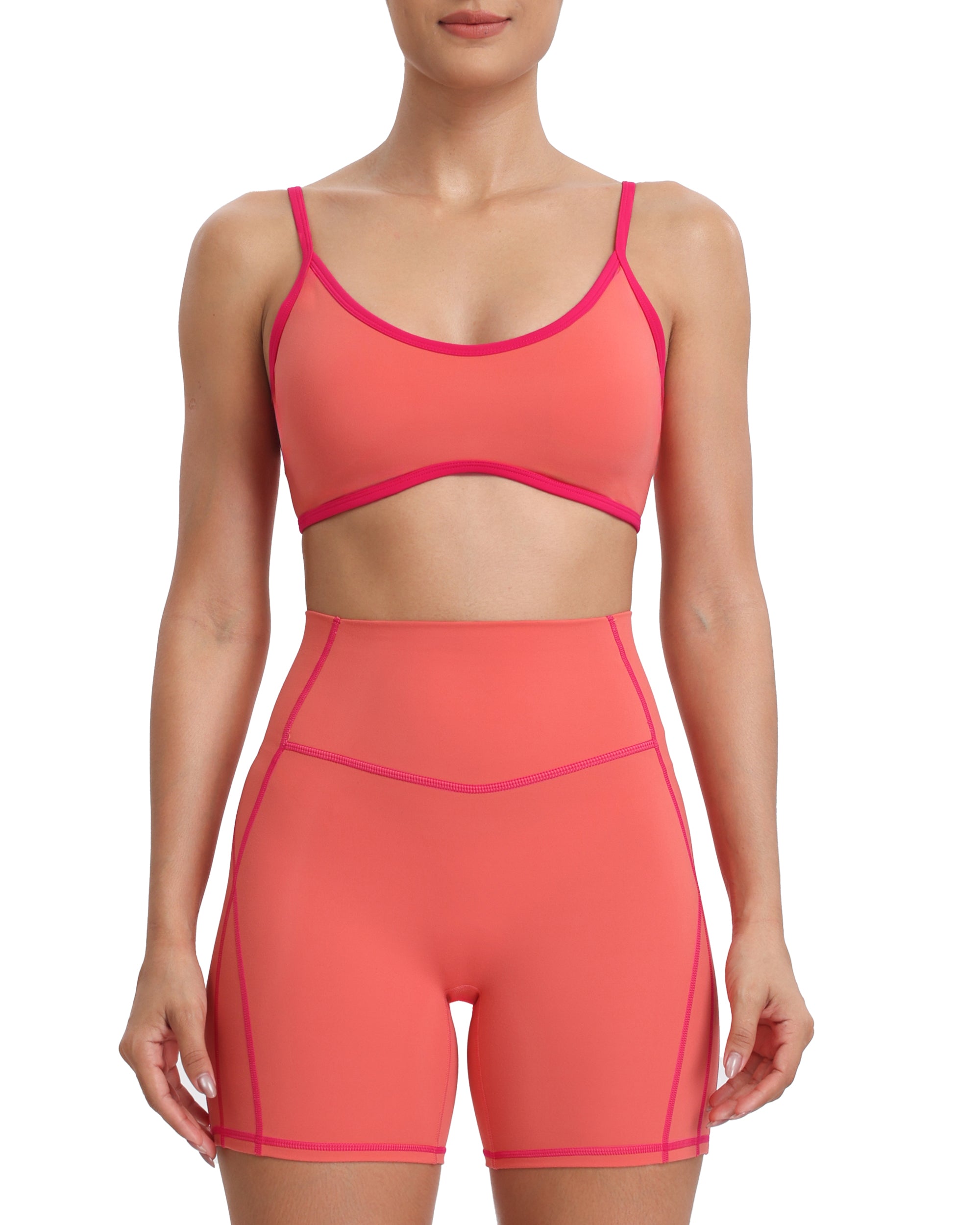Aoxjox "Lexi Lined" Strappy Sports Bra