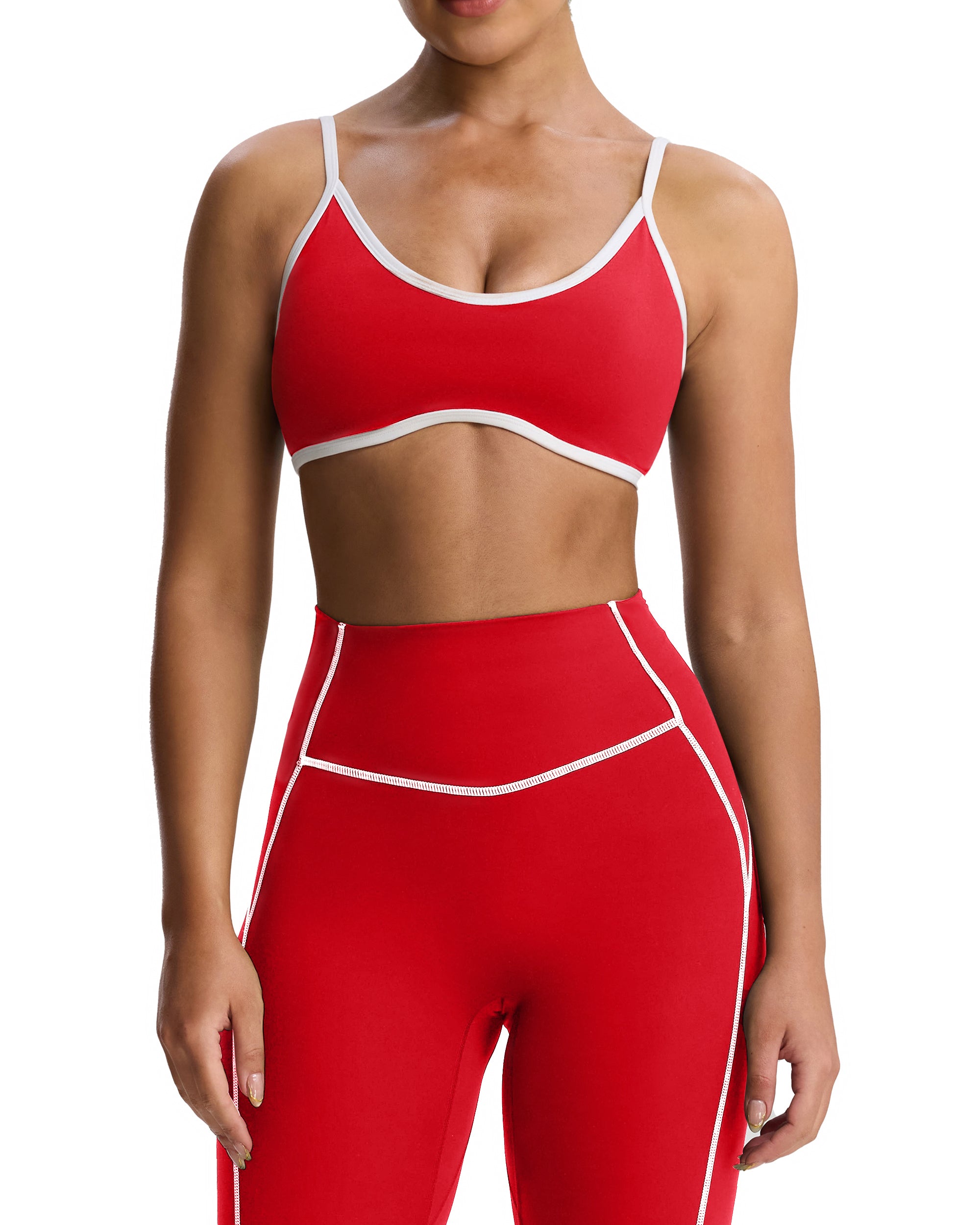 Aoxjox "Lexi Lined" Strappy Sports Bra