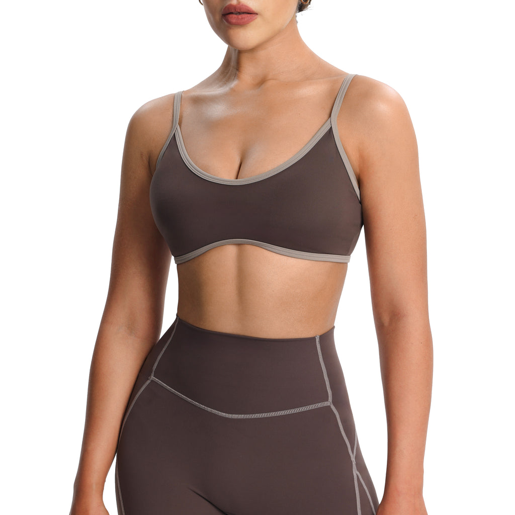 Aoxjox "Lexi Lined" Strappy Sports Bra