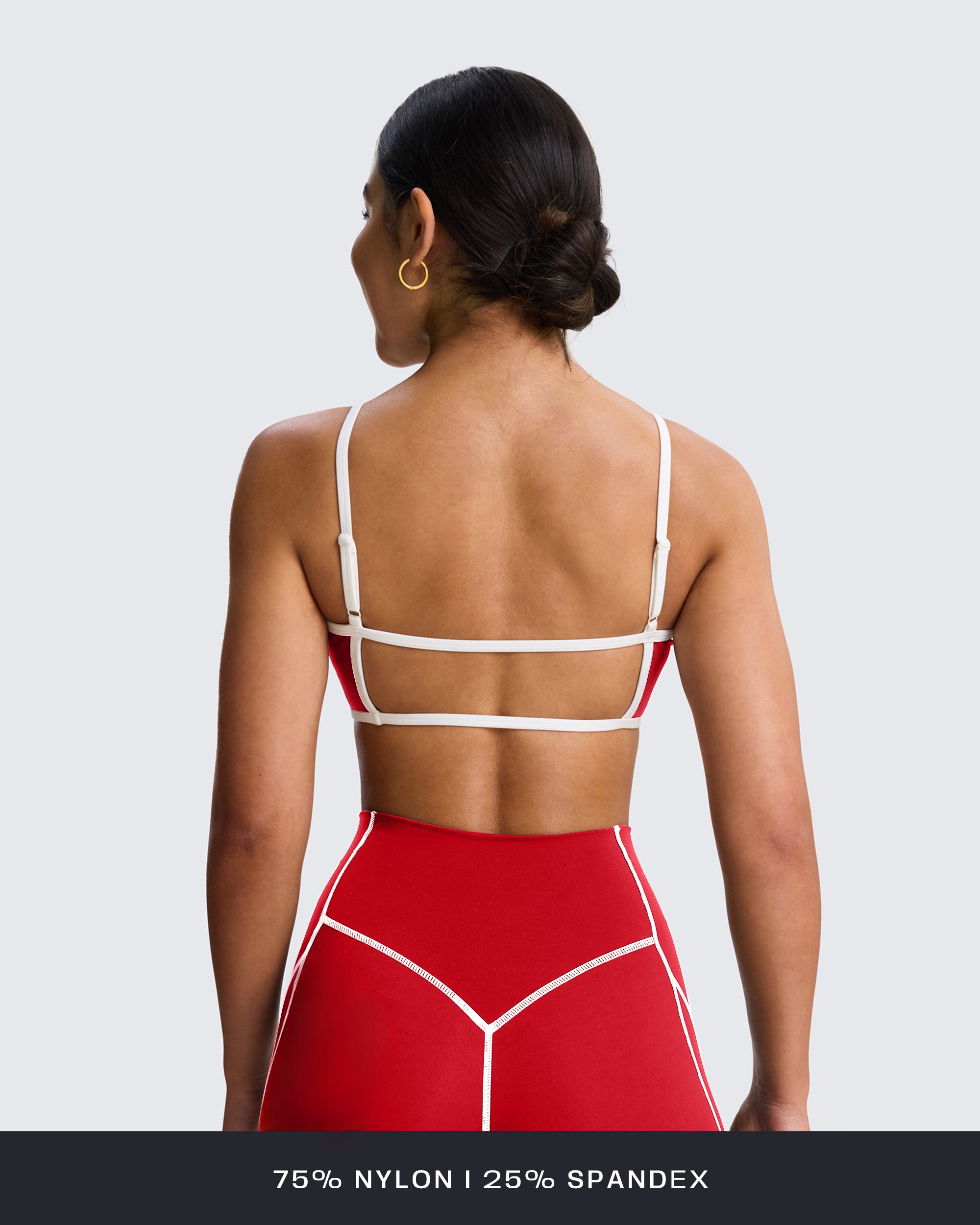 Aoxjox "Lexi Lined" Strappy Sports Bra