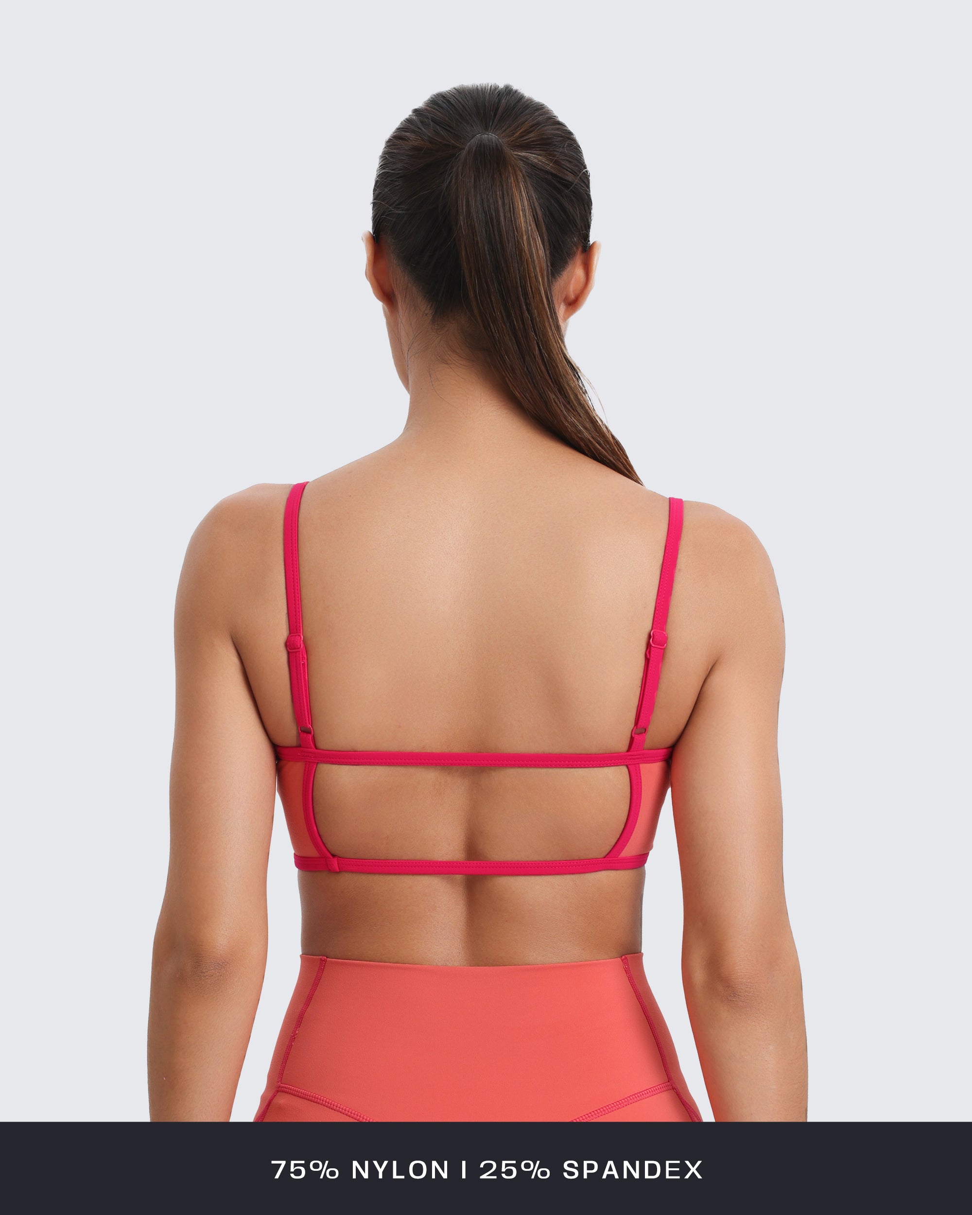Aoxjox "Lexi Lined" Strappy Sports Bra