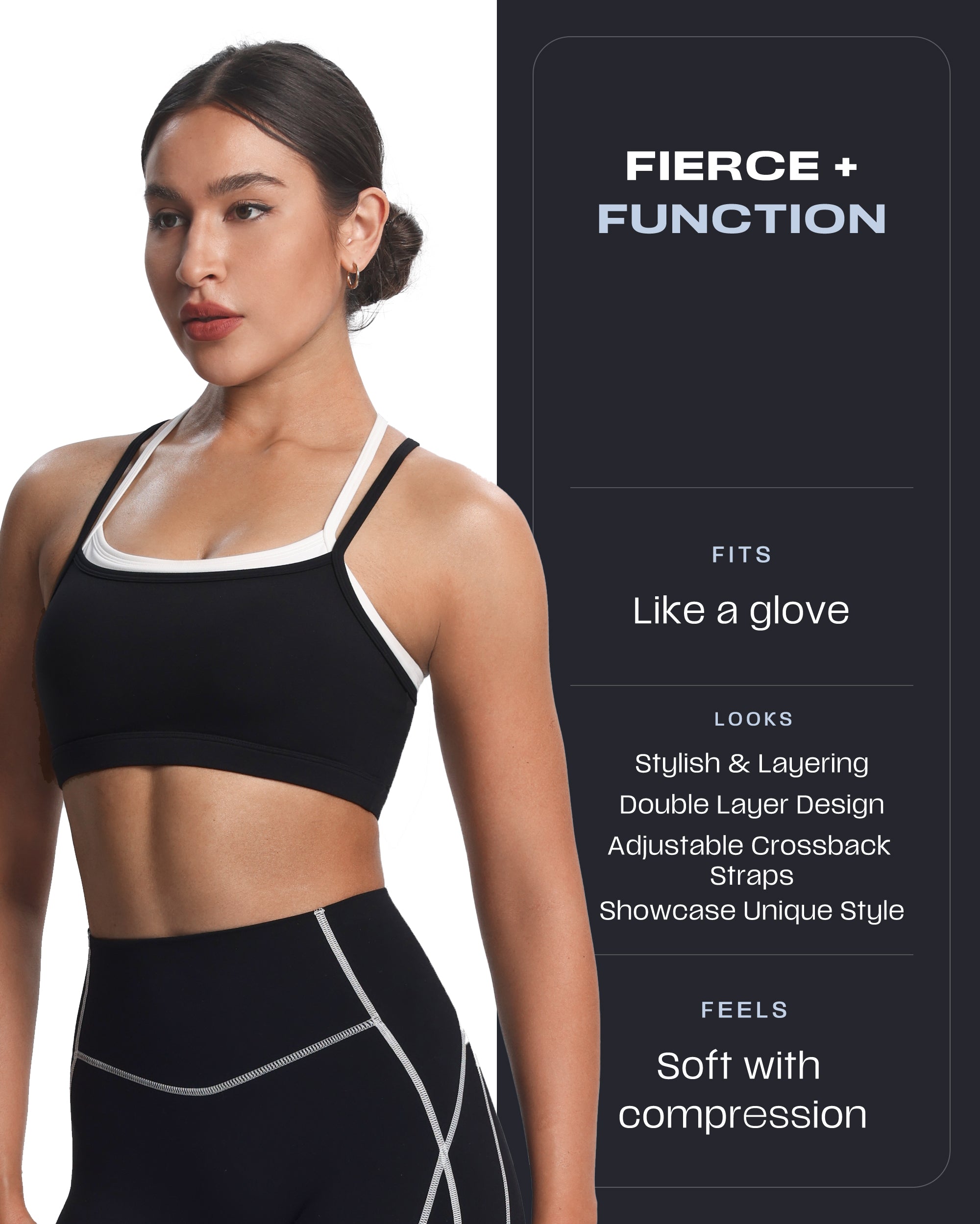 Aoxjox "Takes Two" Sports Bra