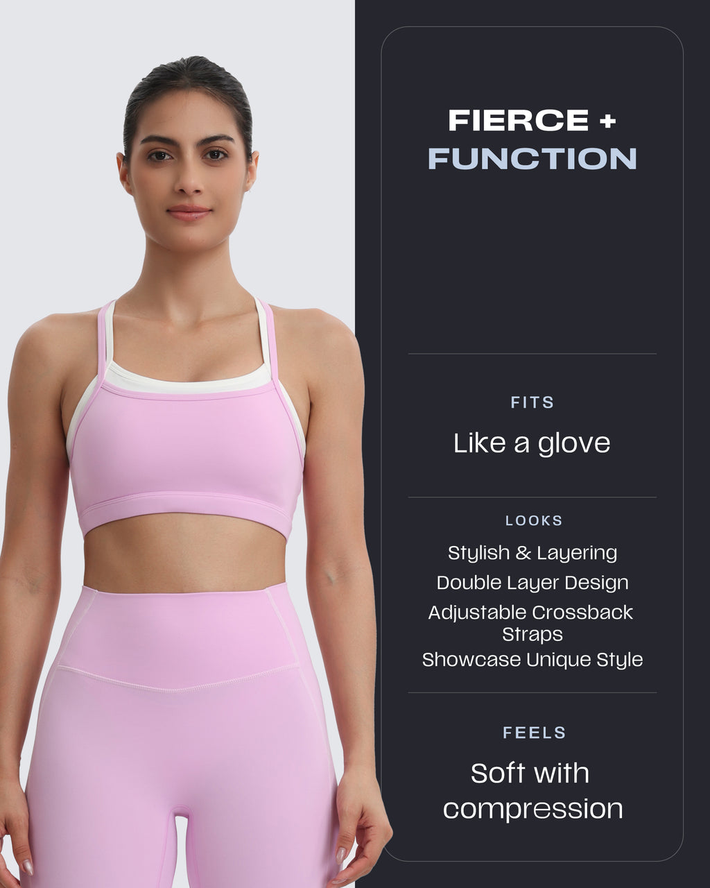 Aoxjox "Takes Two" Sports Bra