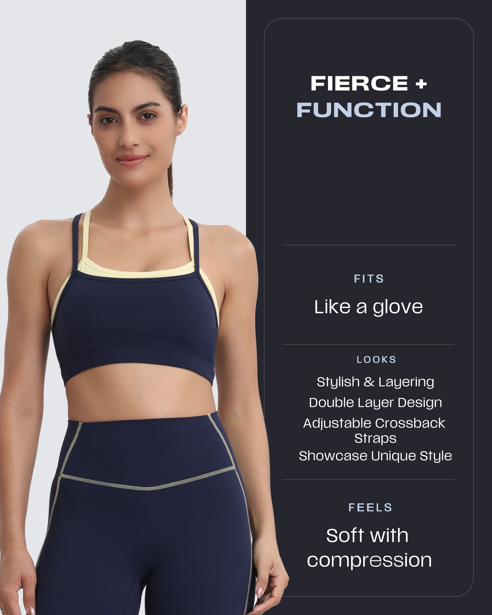 Aoxjox "Takes Two" Sports Bra
