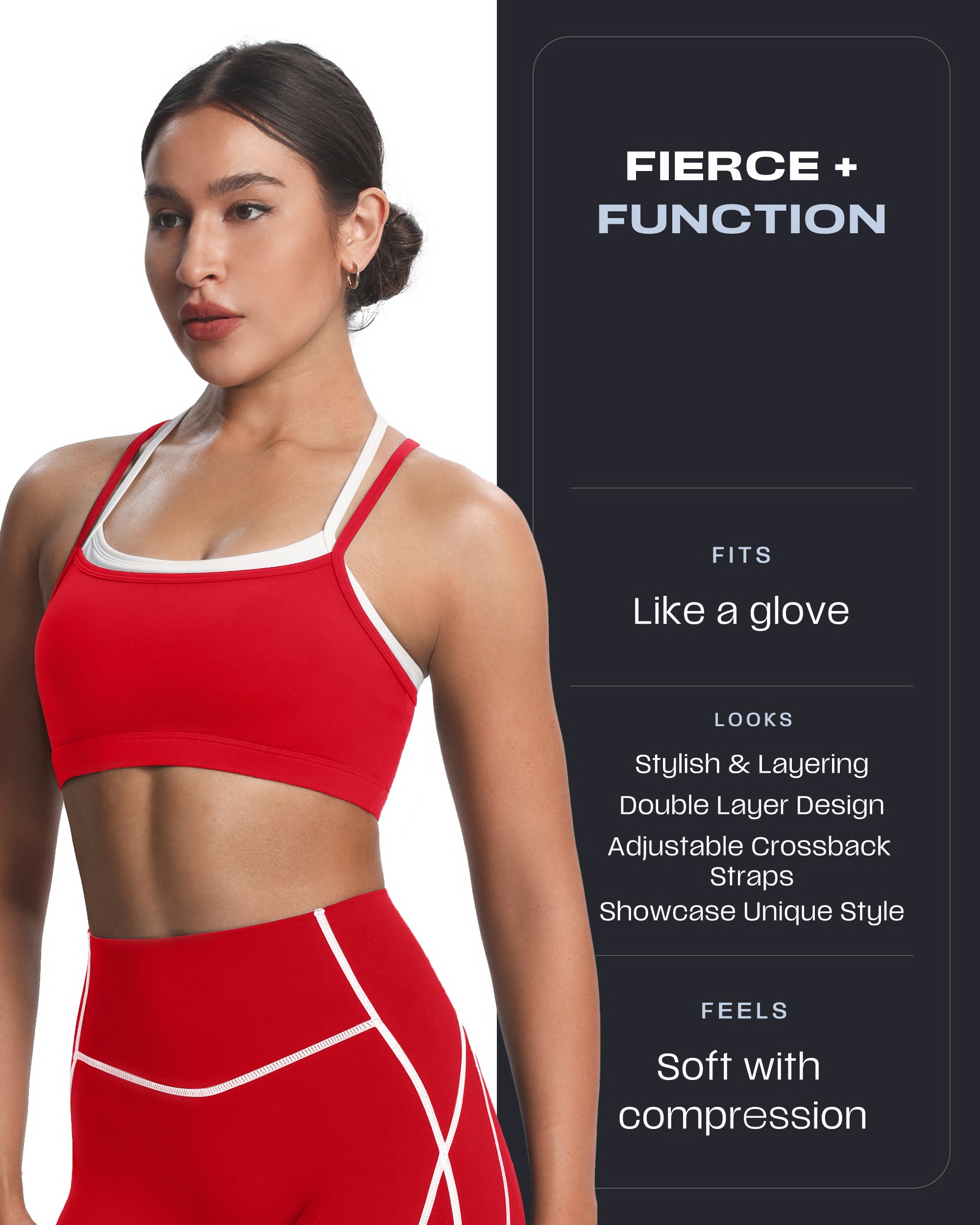 Aoxjox "Takes Two" Sports Bra