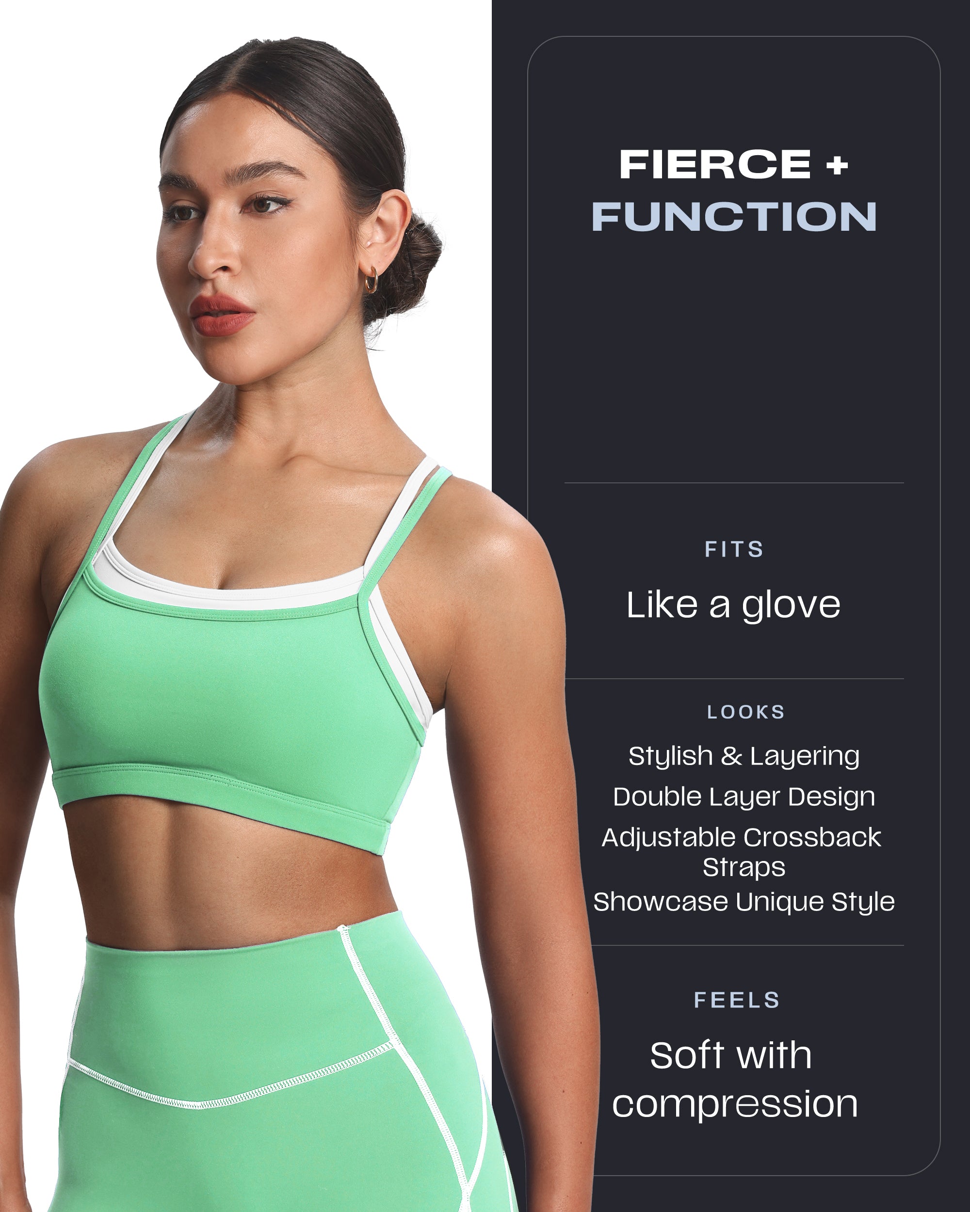 Aoxjox "Takes Two" Sports Bra