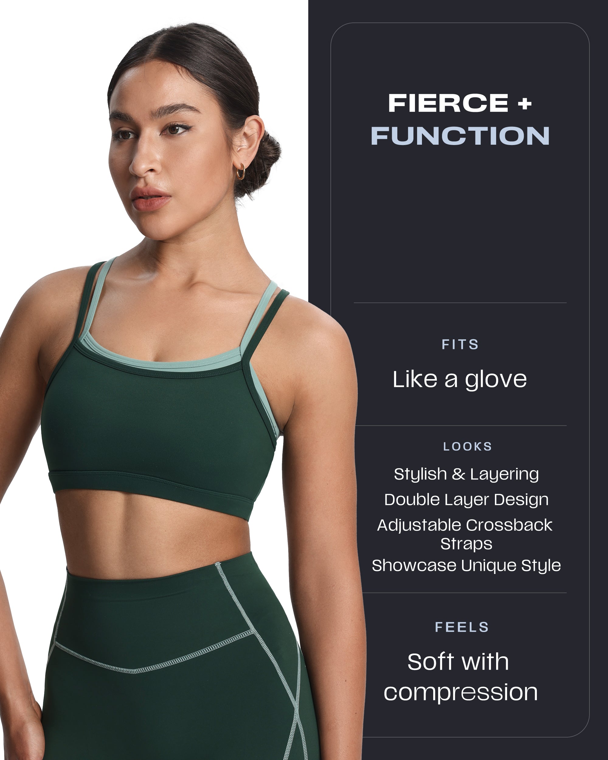 Aoxjox "Takes Two" Sports Bra