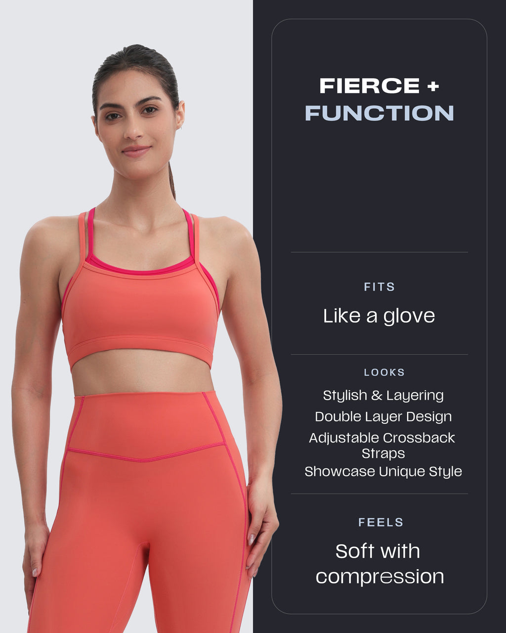 Aoxjox "Takes Two" Sports Bra
