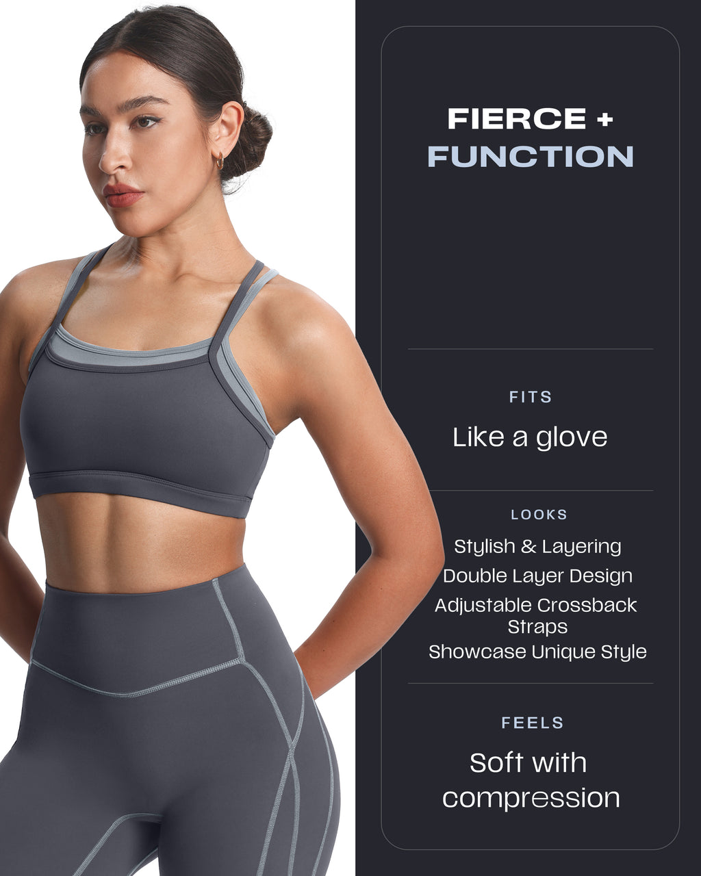 Aoxjox "Takes Two" Sports Bra