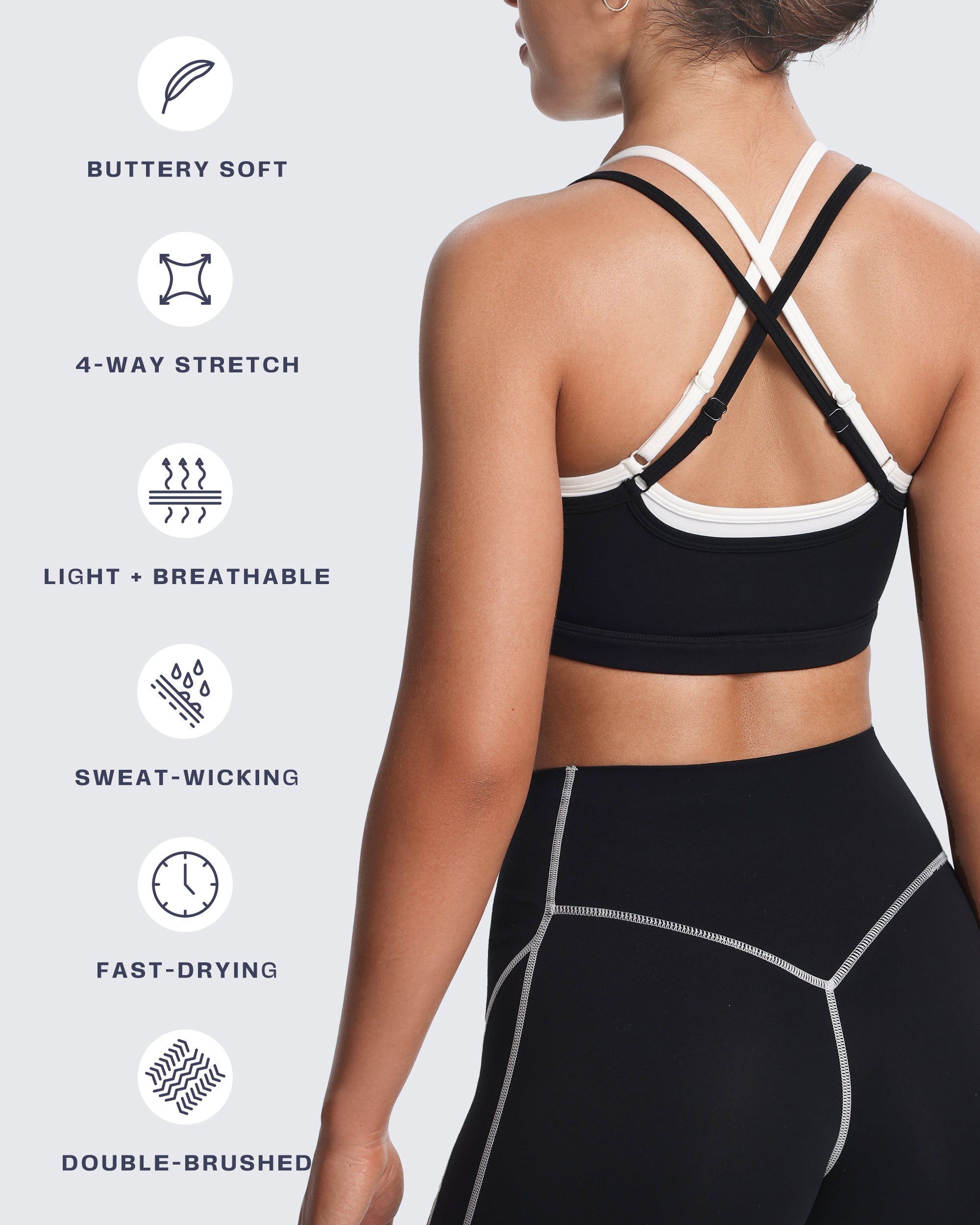 Aoxjox "Takes Two" Sports Bra