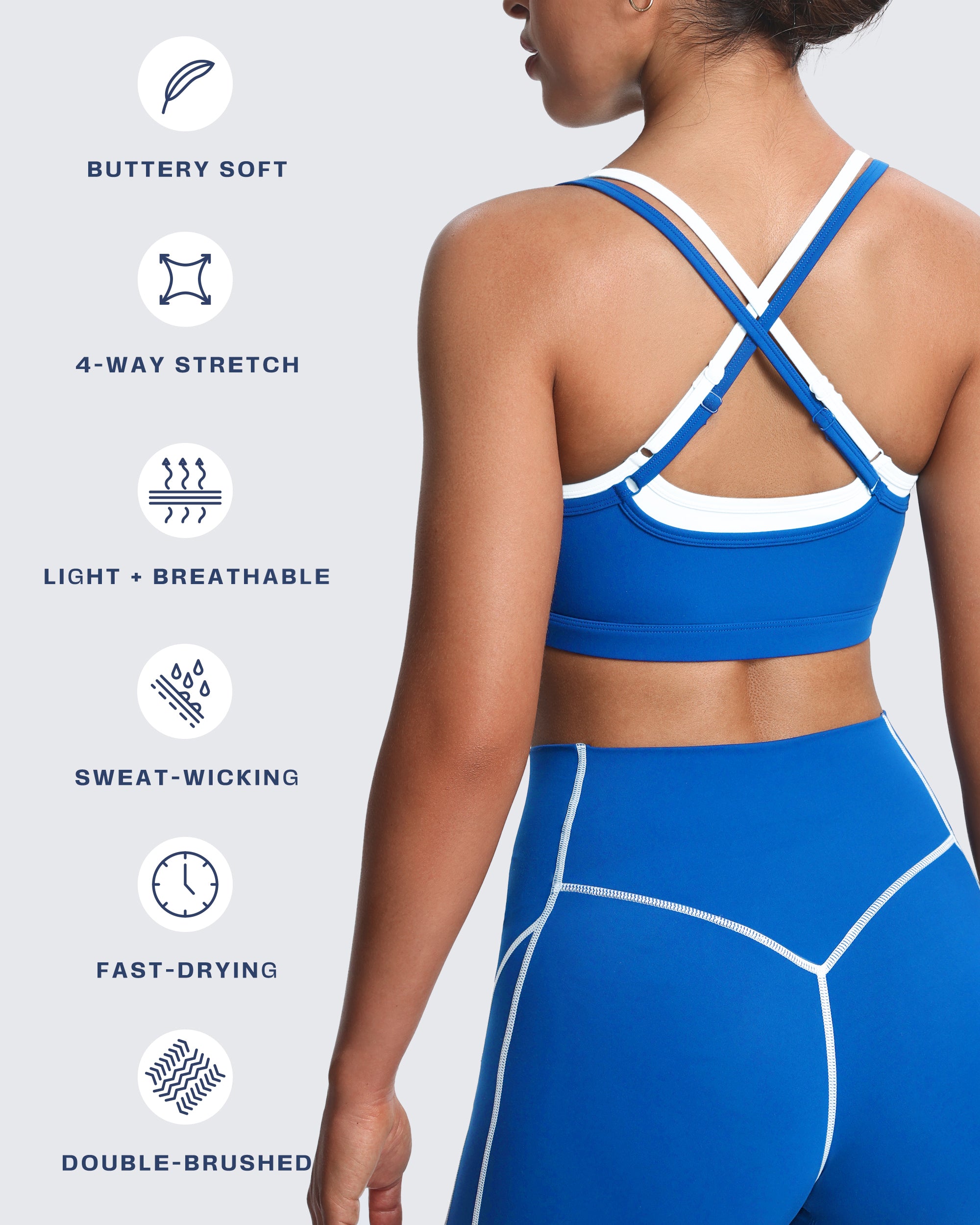 Aoxjox "Takes Two" Sports Bra