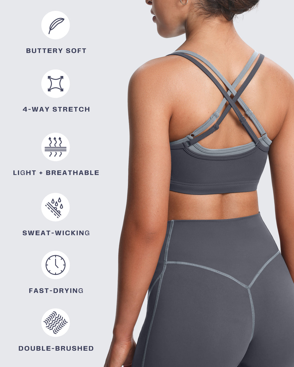 Aoxjox "Takes Two" Sports Bra