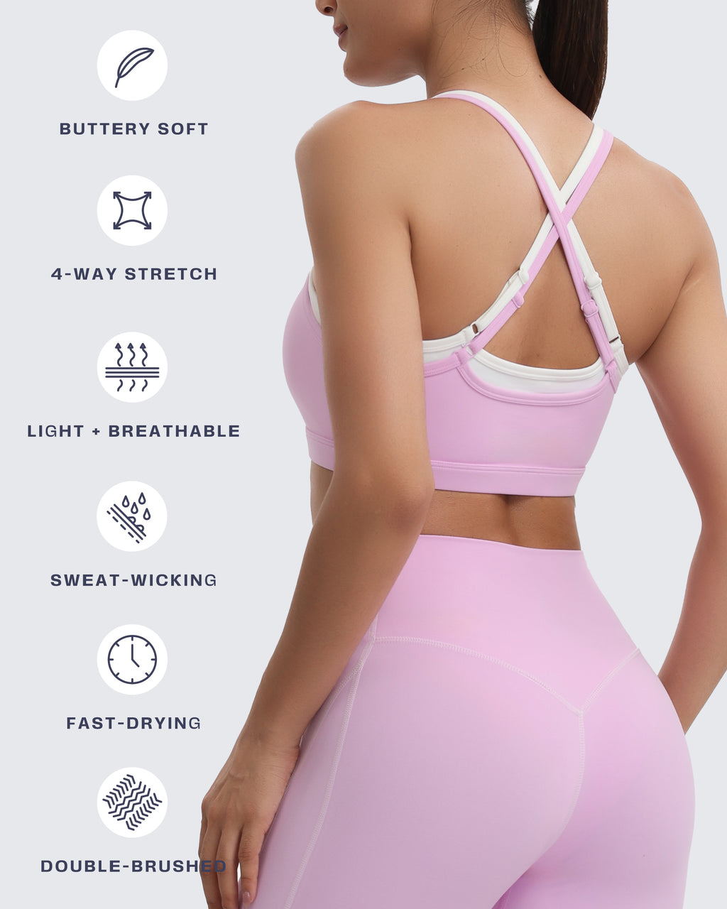 Aoxjox "Takes Two" Sports Bra