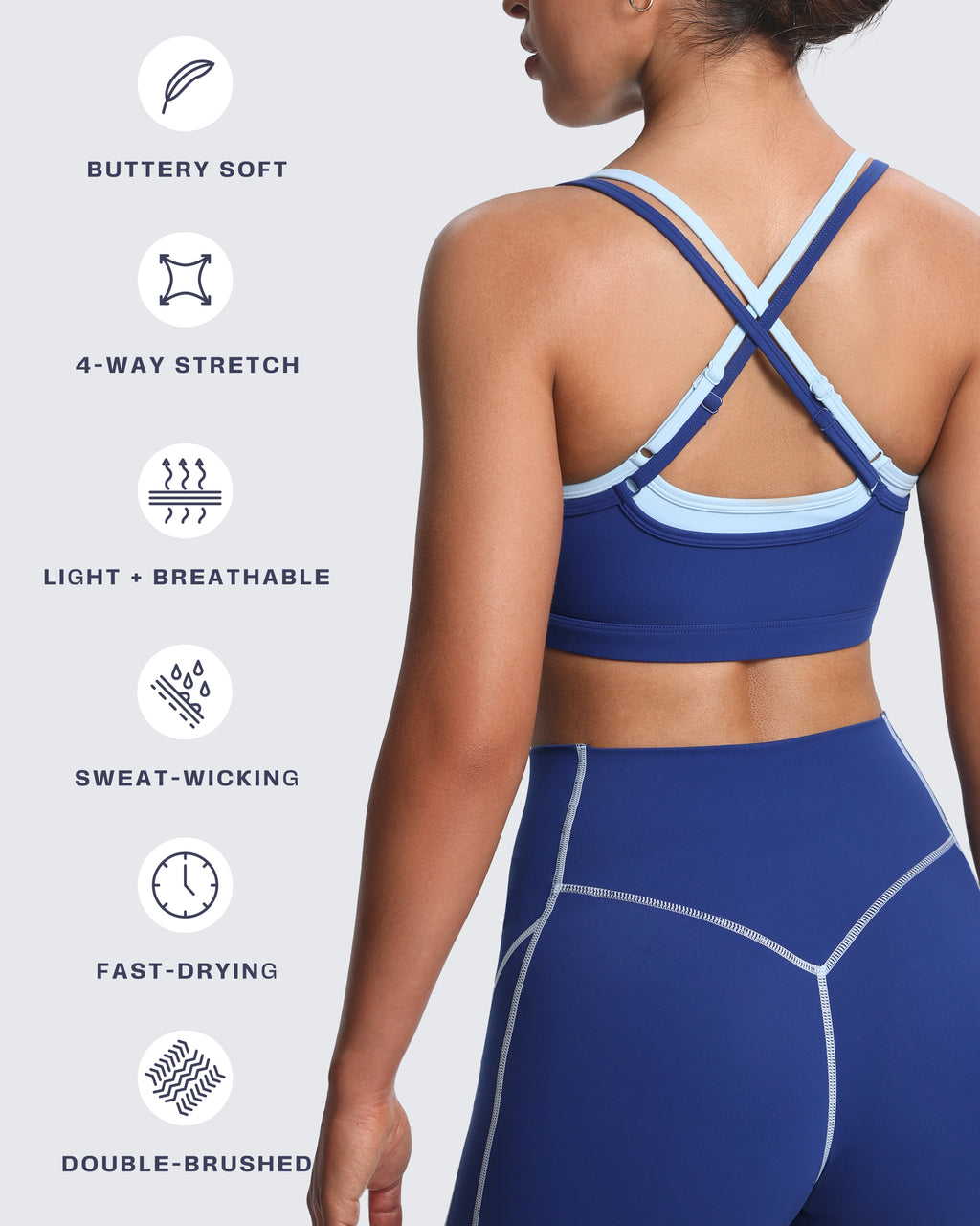 Aoxjox "Takes Two" Sports Bra