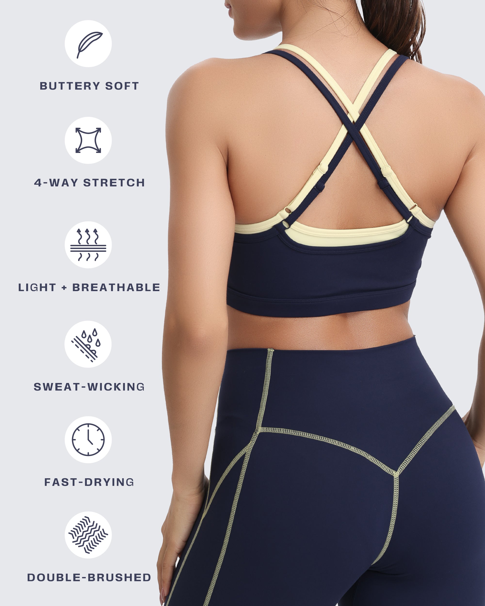 Aoxjox "Takes Two" Sports Bra