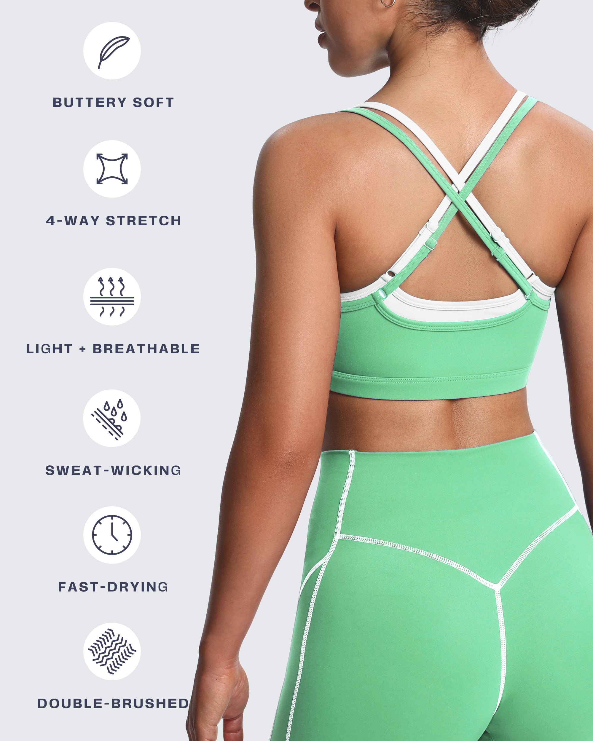 Aoxjox "Takes Two" Sports Bra