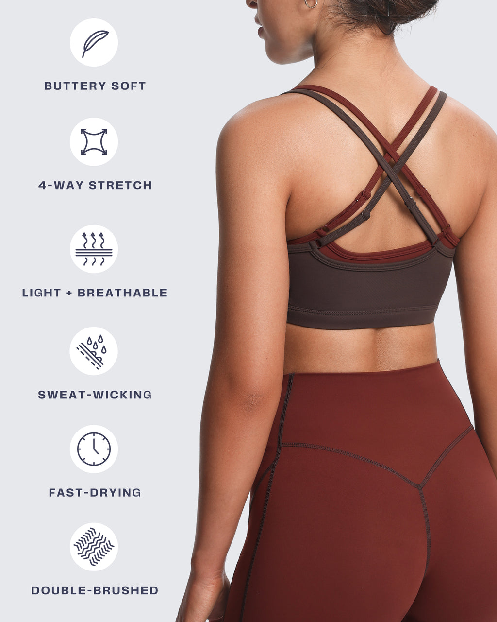 Aoxjox "Takes Two" Sports Bra