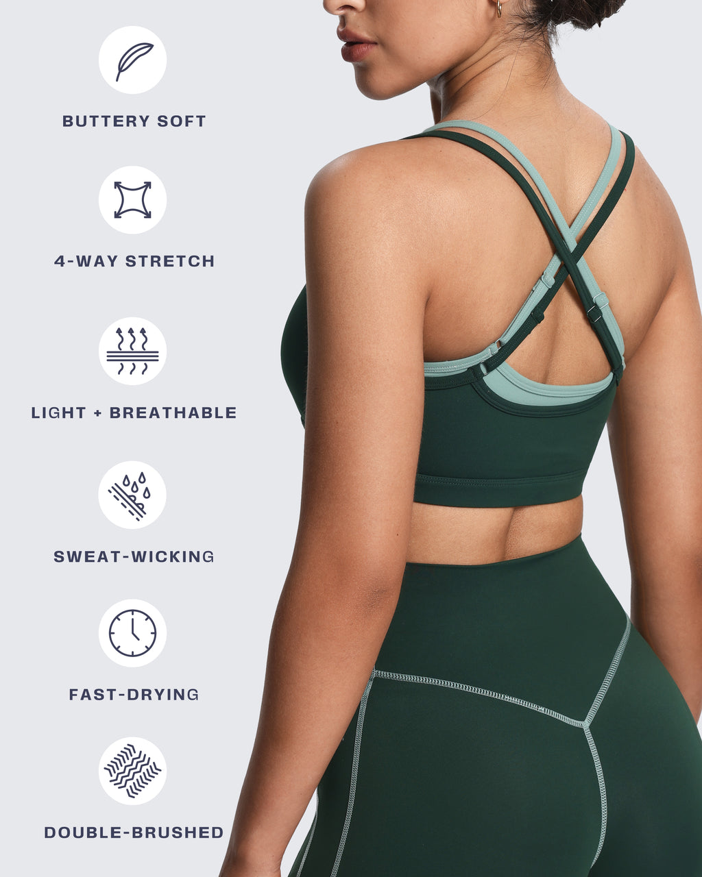 Aoxjox "Takes Two" Sports Bra