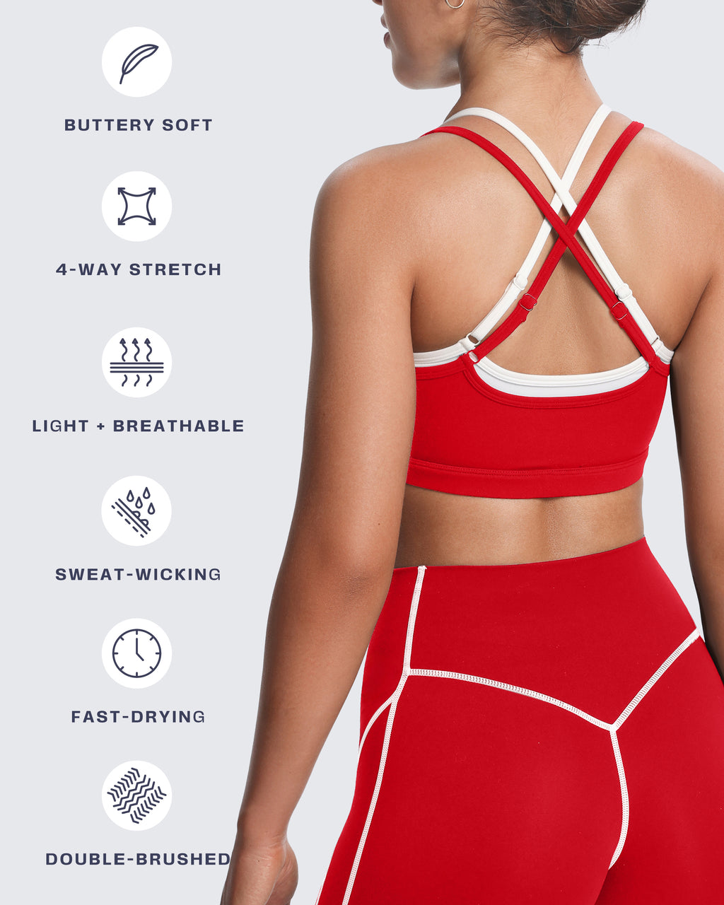 Aoxjox "Takes Two" Sports Bra