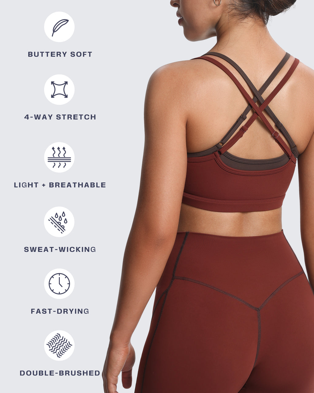 Aoxjox "Takes Two" Sports Bra