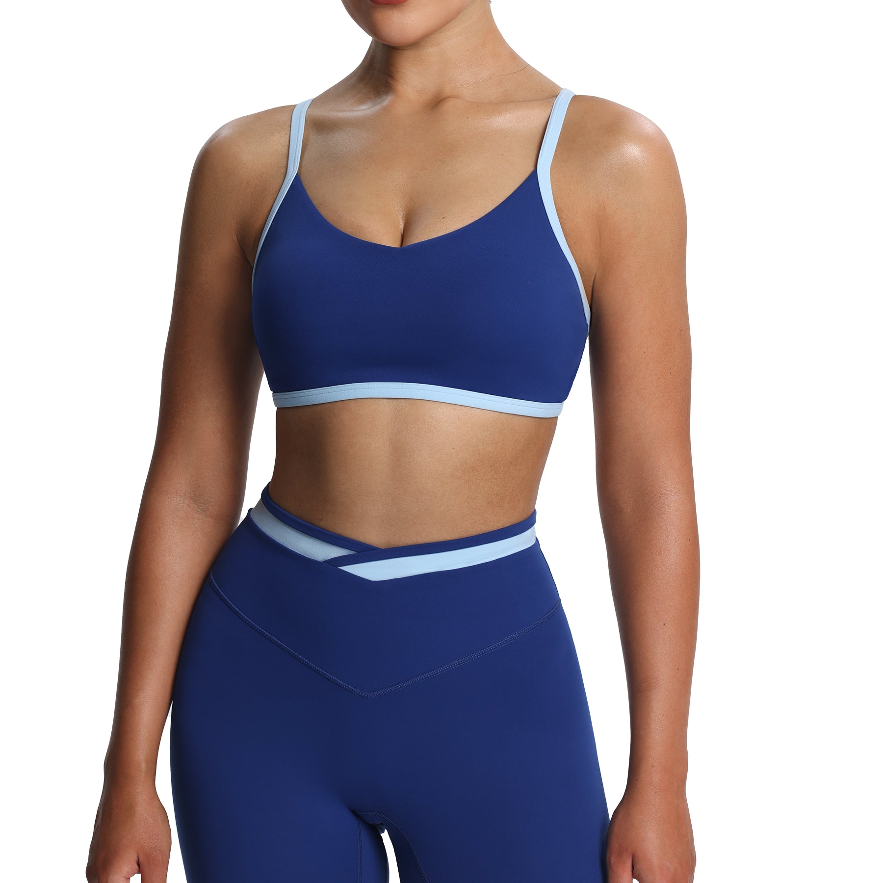 Aoxjox "Blair" Color Block Sports Bras