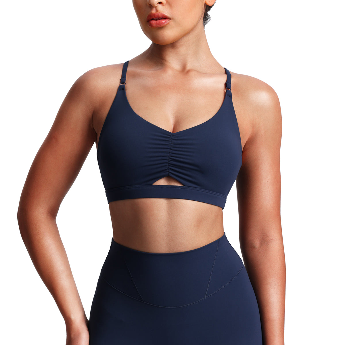 Aoxjox "Velura" Ruched Sports Bra
