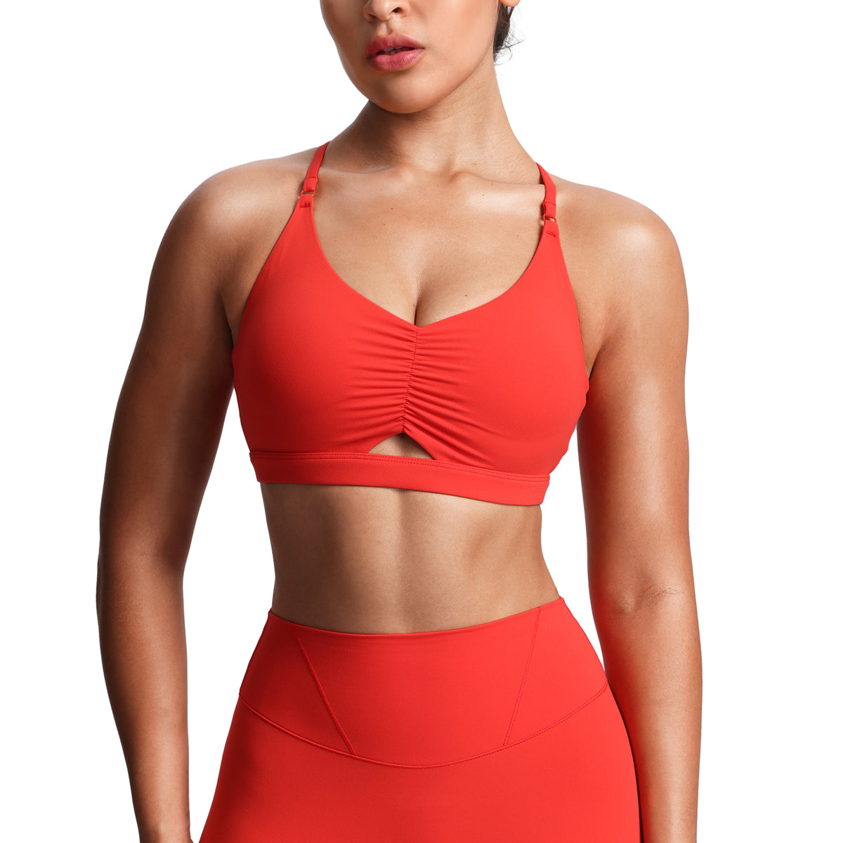Aoxjox "Velura" Ruched Sports Bra