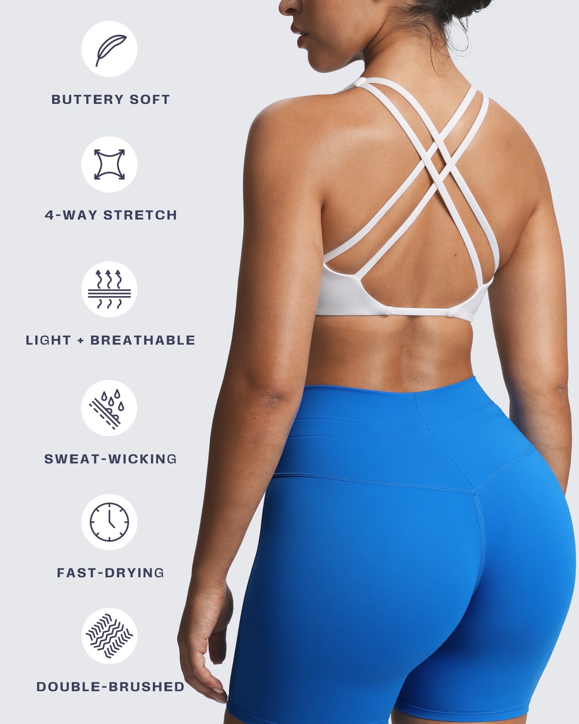 Aoxjox "Sienna" Crossback Sports Bra