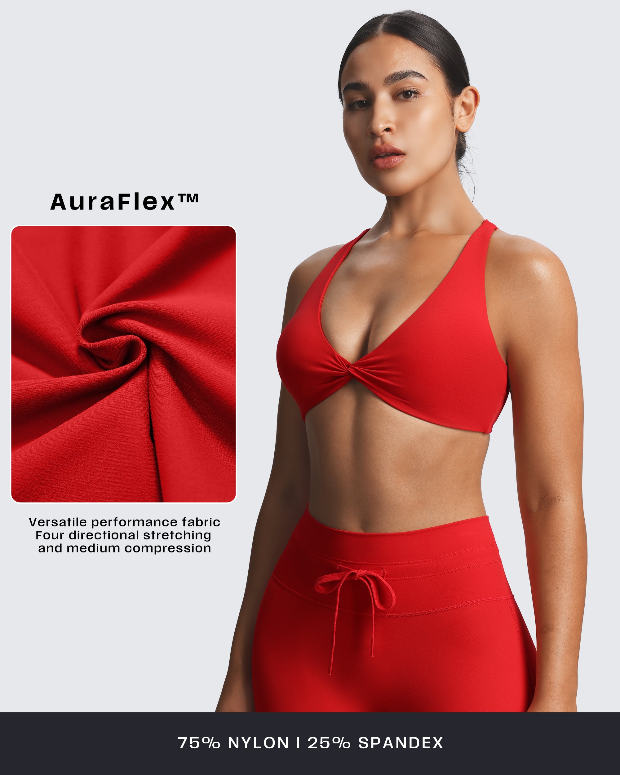 Aoxjox "Sienna" Crossback Sports Bra