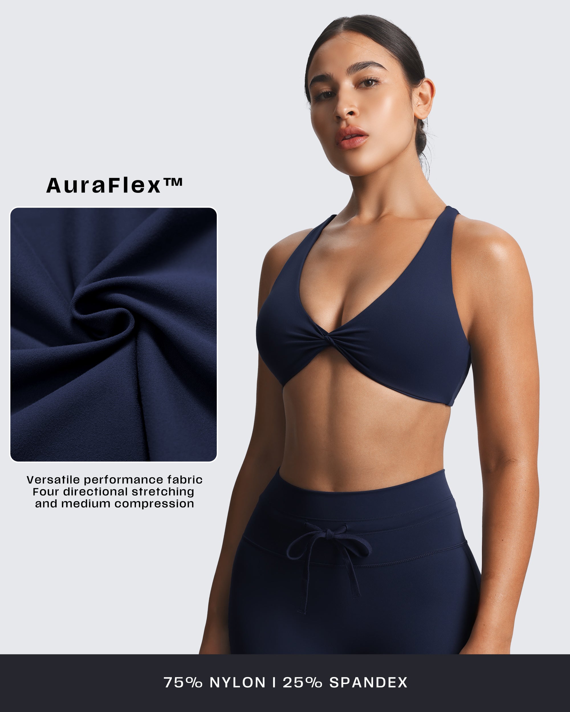Aoxjox "Sienna" Crossback Sports Bra