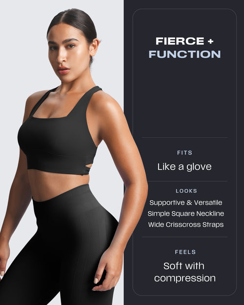 Aoxjox "Emma" Longline Sports Bra