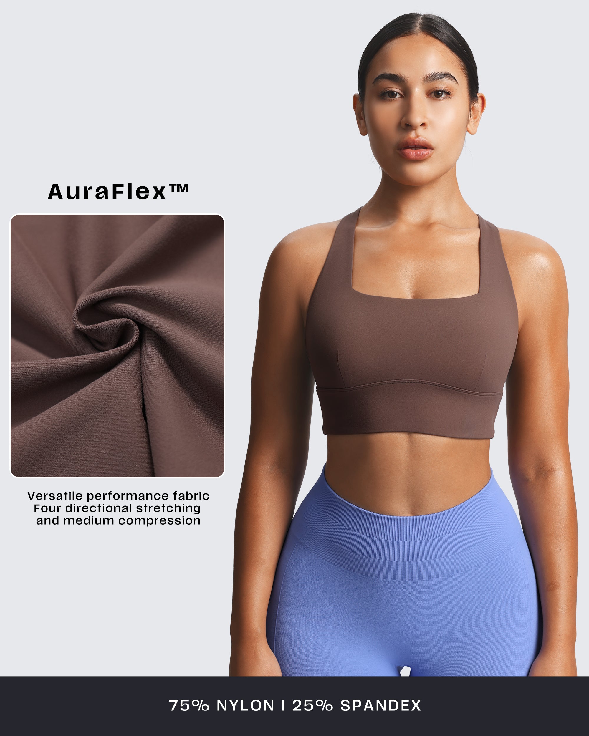 Aoxjox "Emma" Longline Sports Bra