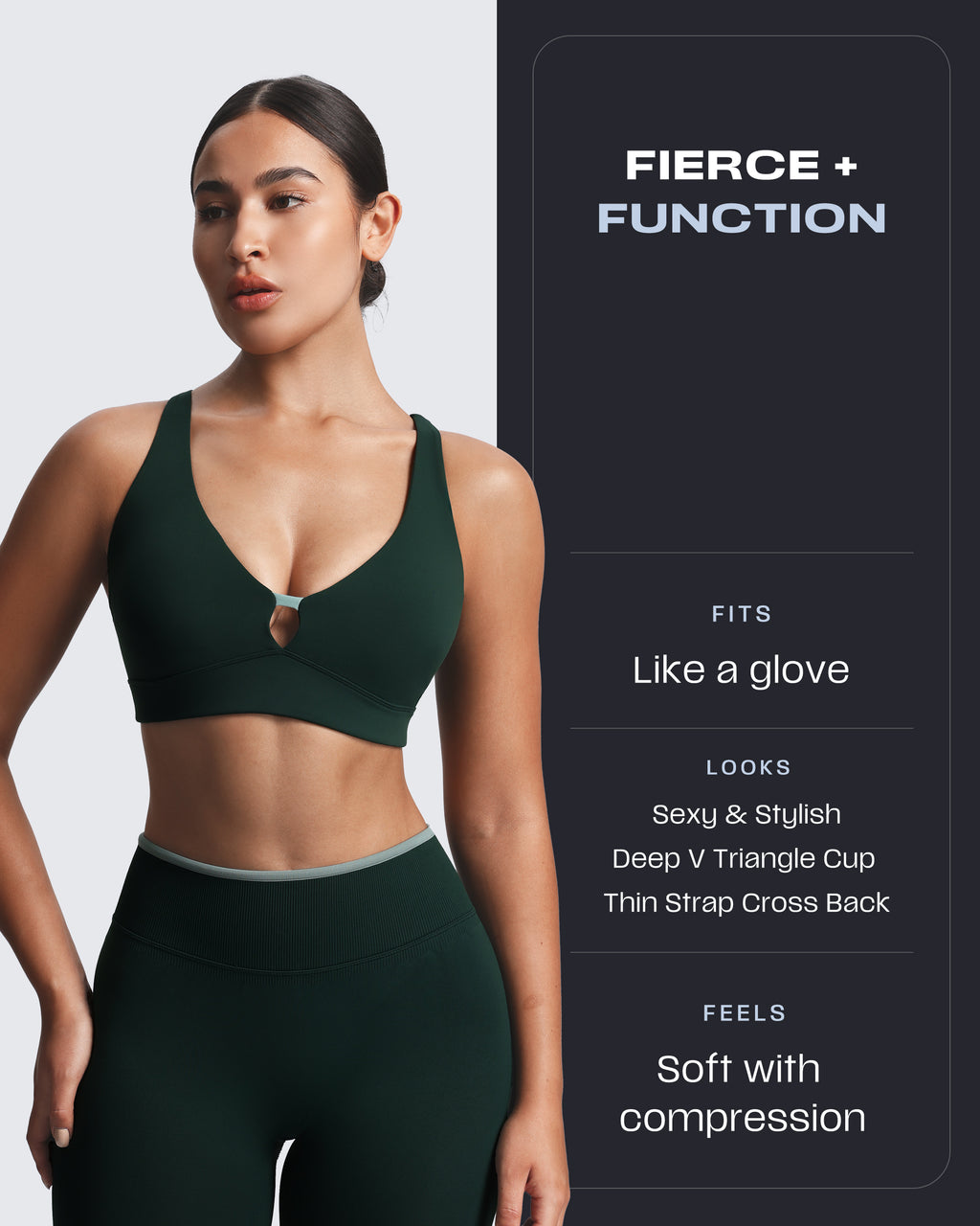 Aoxjox “Lexi” Lined Charm Sport Bras