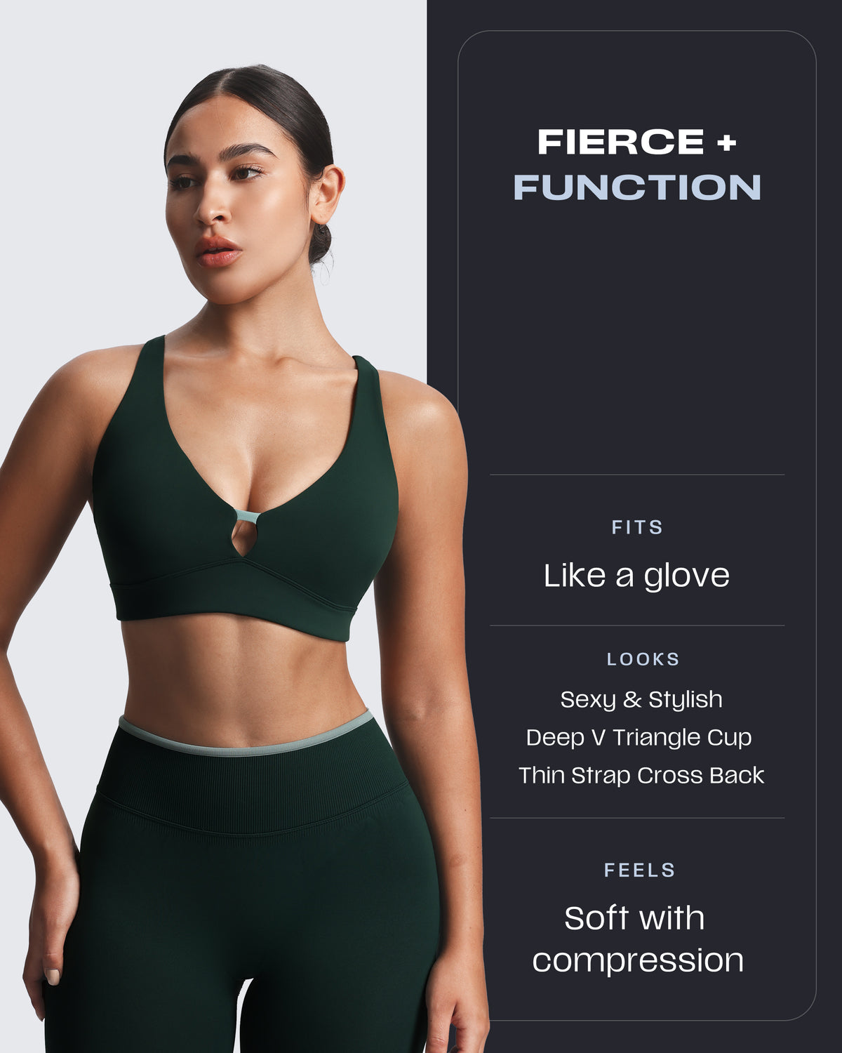 Aoxjox “Lexi” Lined Charm Sport Bras
