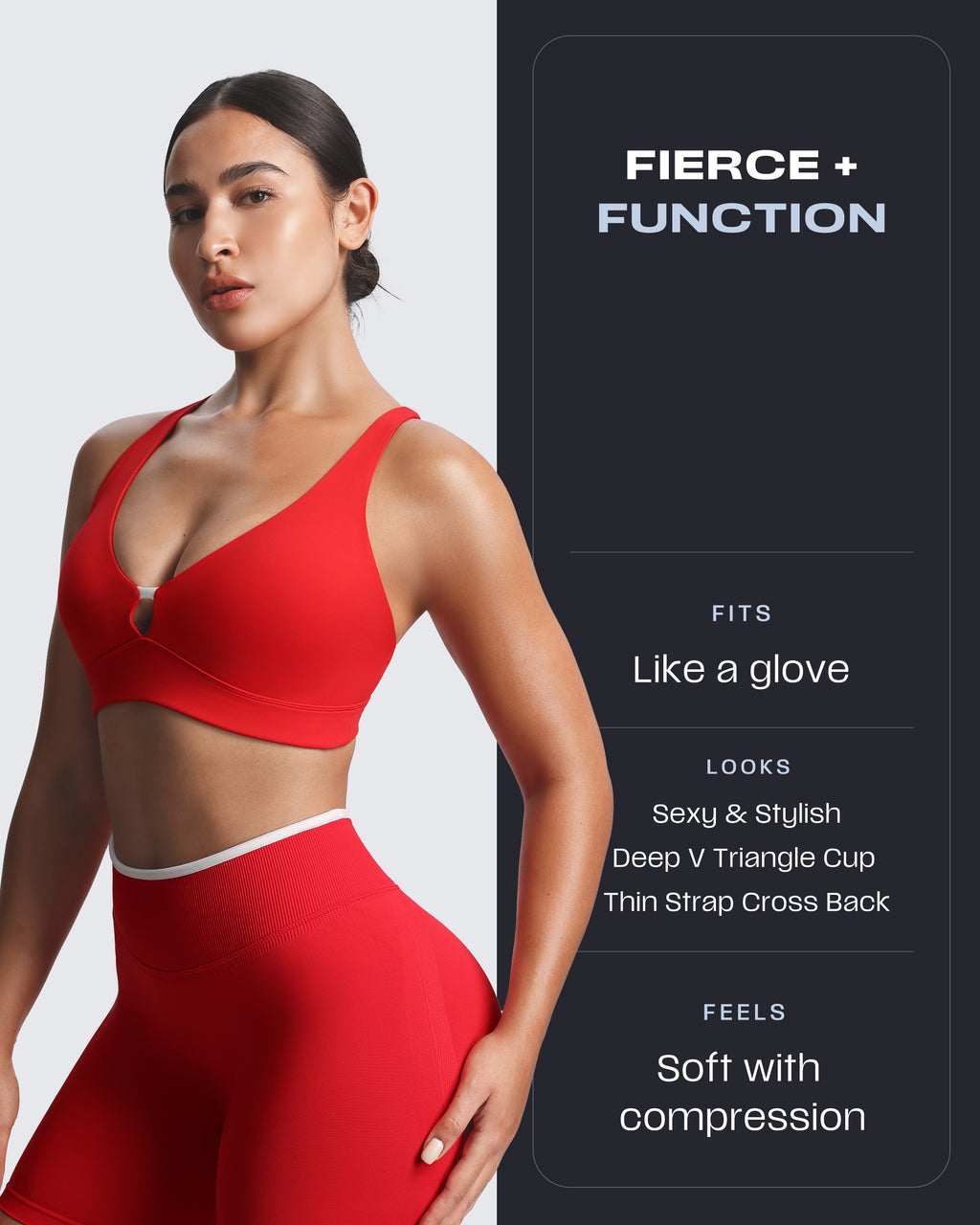 Aoxjox “Lexi” Lined Charm Sport Bras