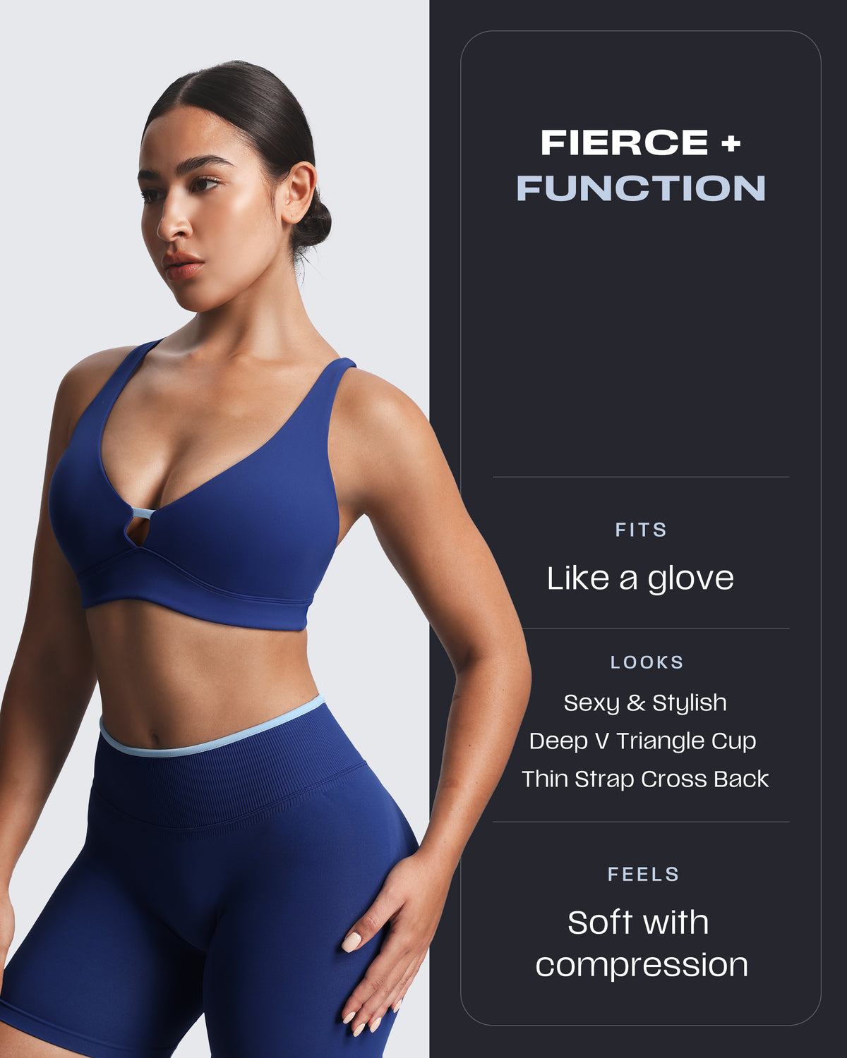 Aoxjox “Lexi” Lined Charm Sport Bras