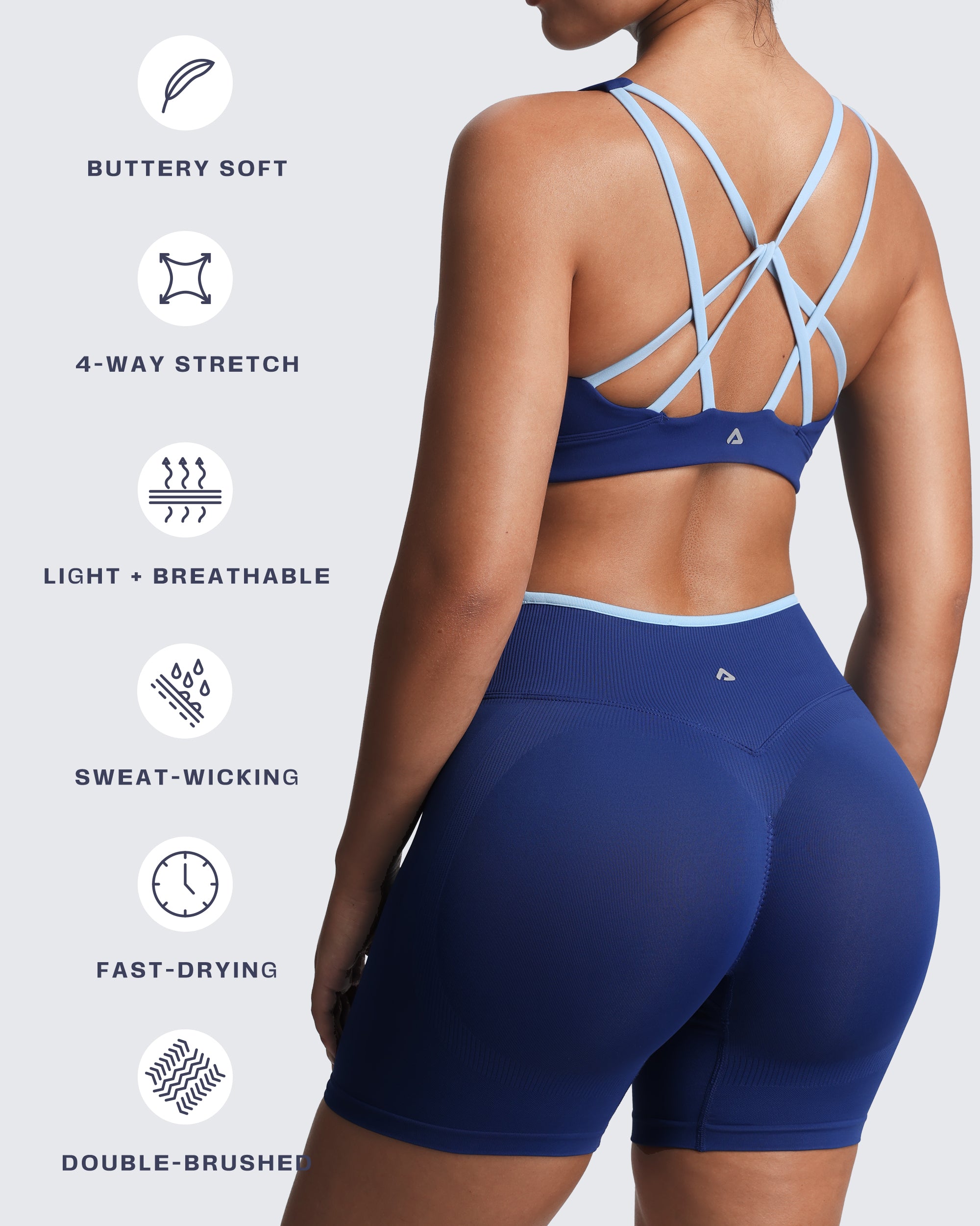 Aoxjox “Lexi” Lined Charm Sport Bras