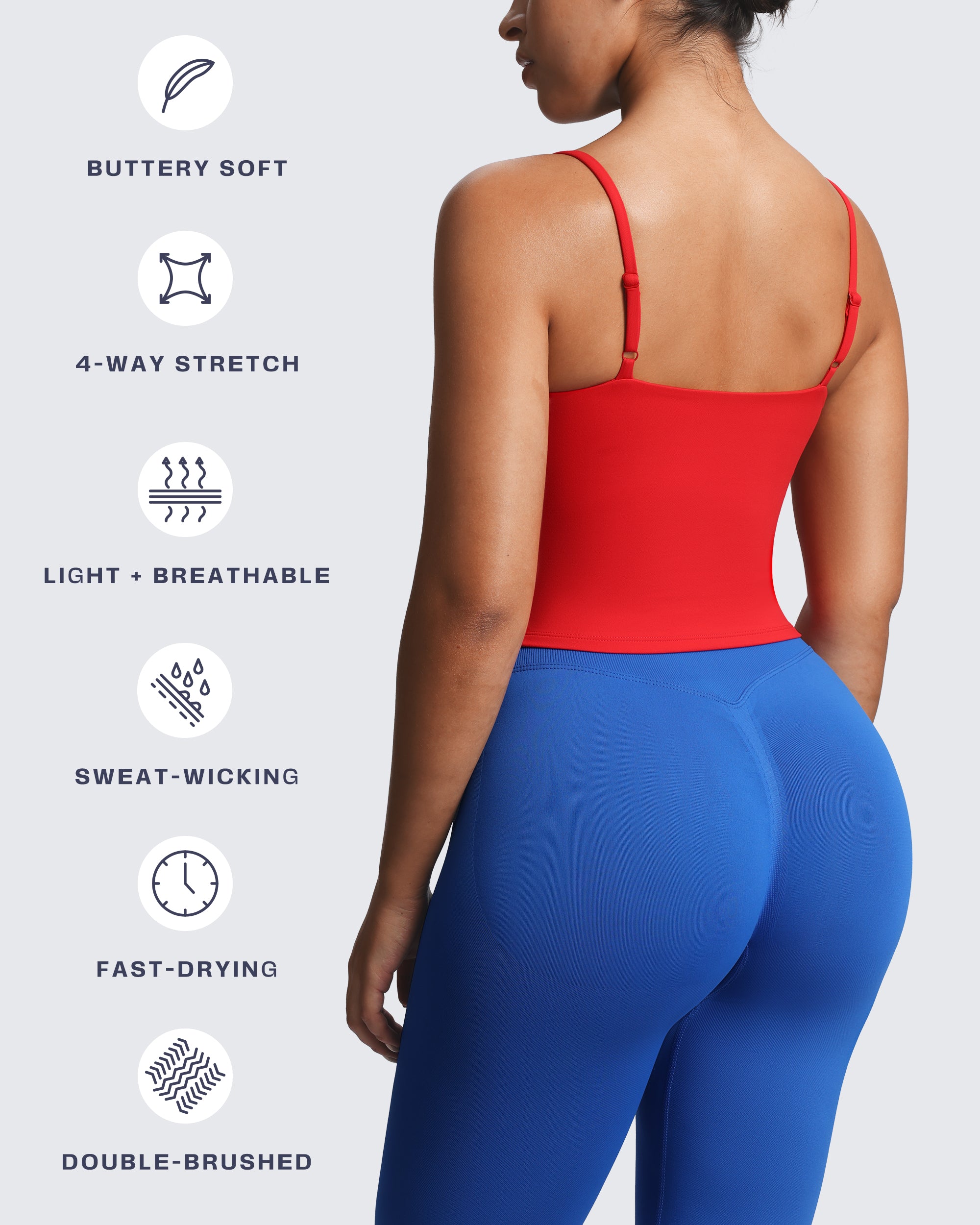 Aoxjox "Sculpt" Strap Longline Tank