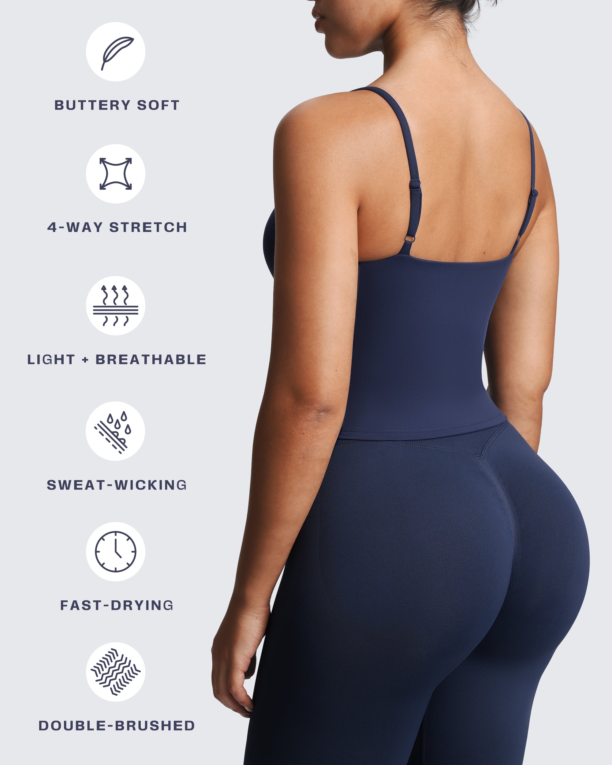 Aoxjox "Sculpt" Strap Longline Tank
