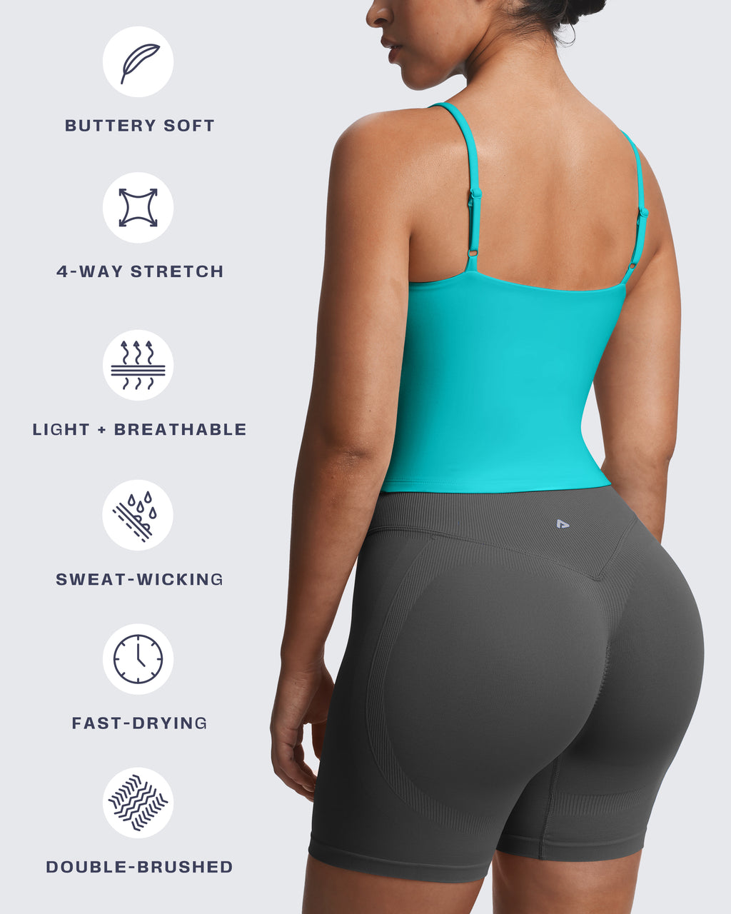 Aoxjox "Sculpt" Strap Longline Tank