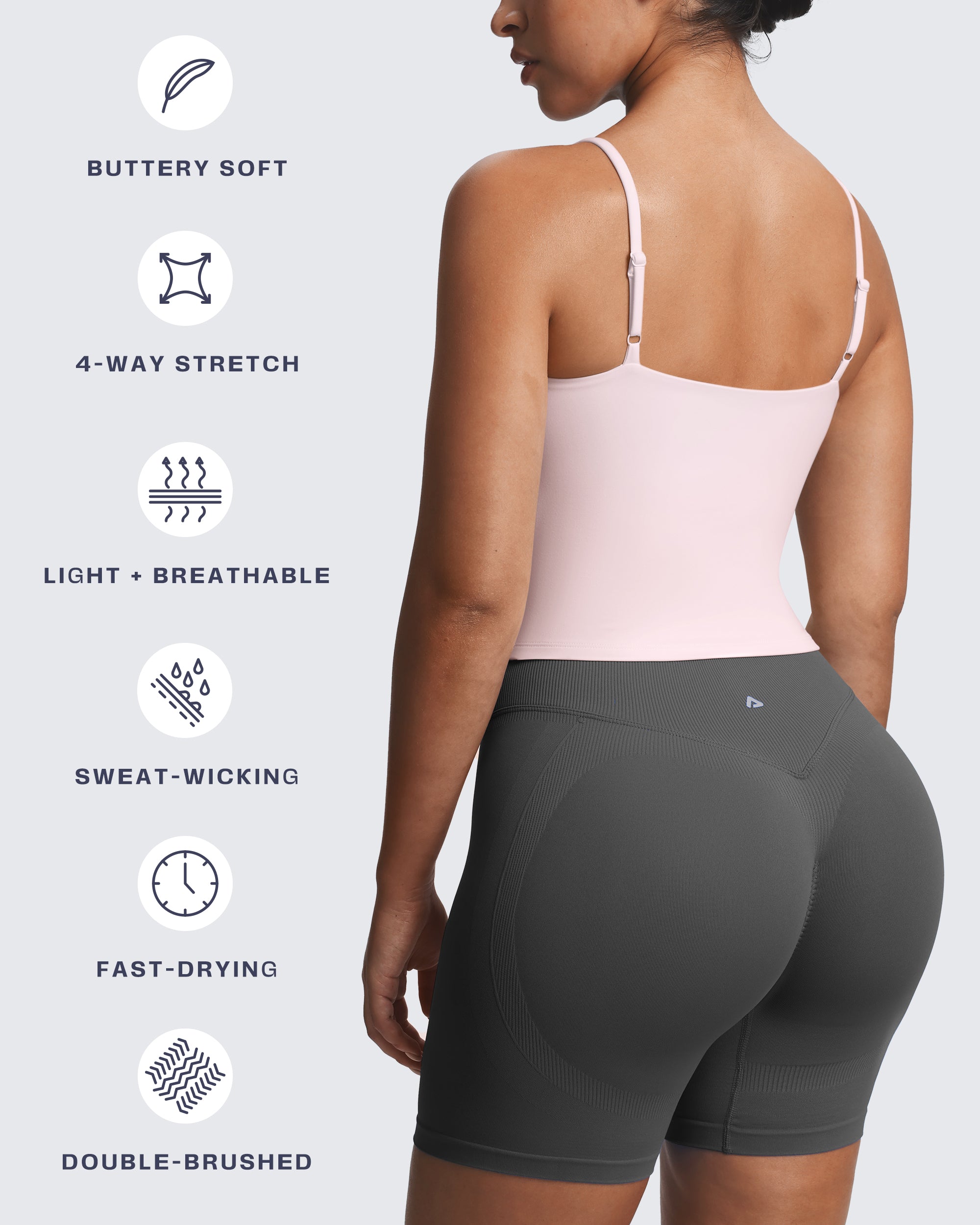 Aoxjox "Sculpt" Strap Longline Tank