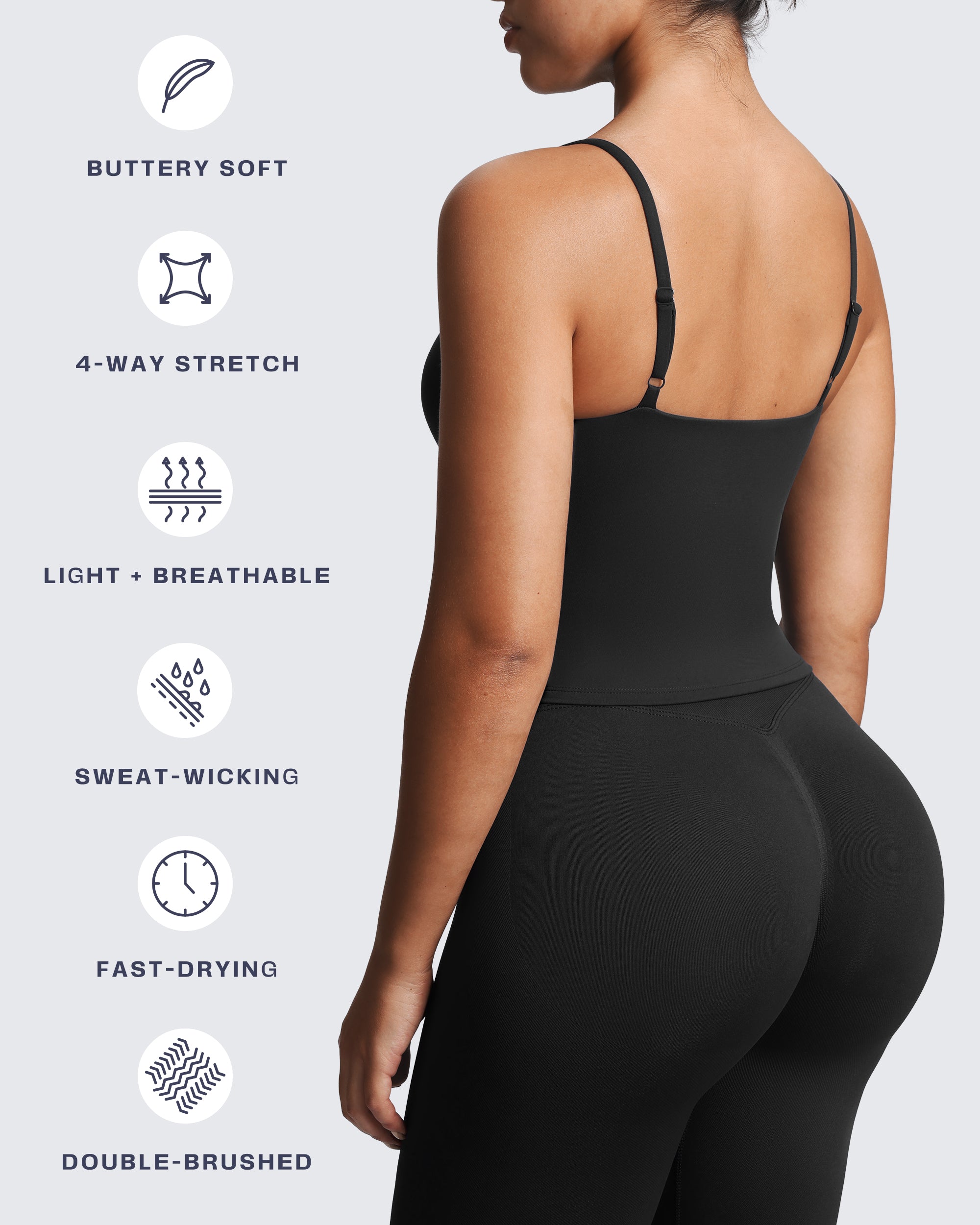 Aoxjox "Sculpt" Strap Longline Tank