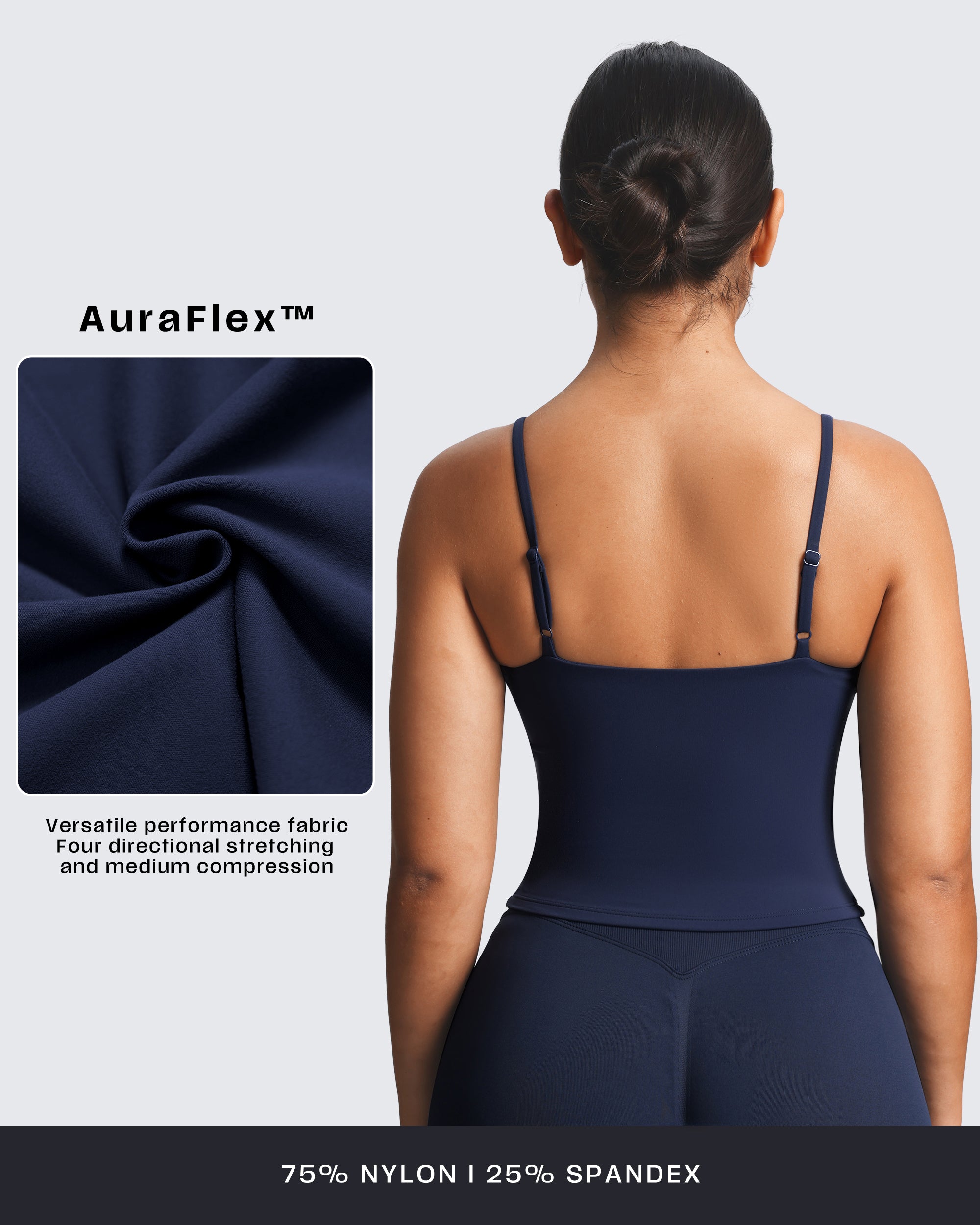 Aoxjox "Sculpt" Strap Longline Tank