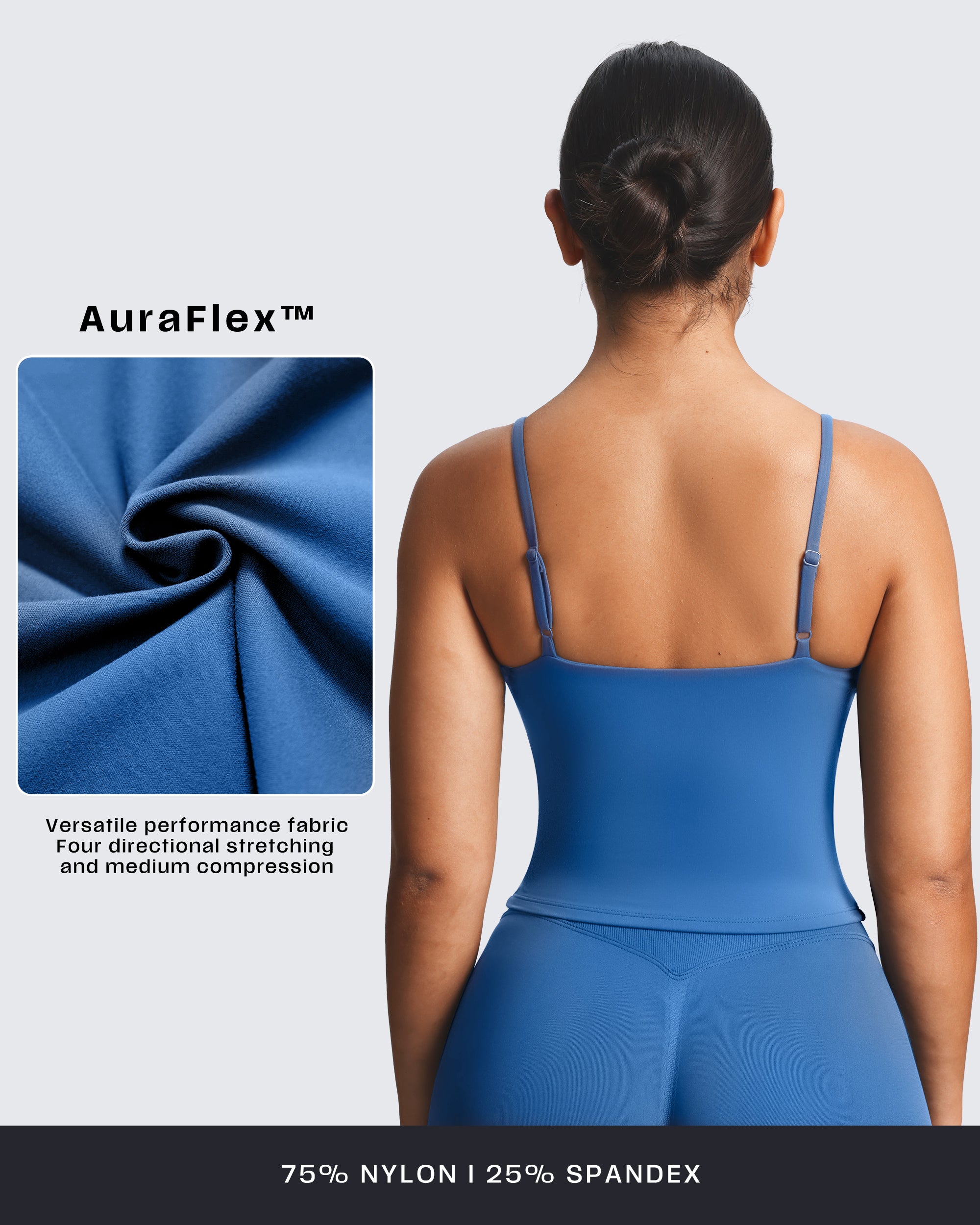 Aoxjox "Sculpt" Strap Longline Tank
