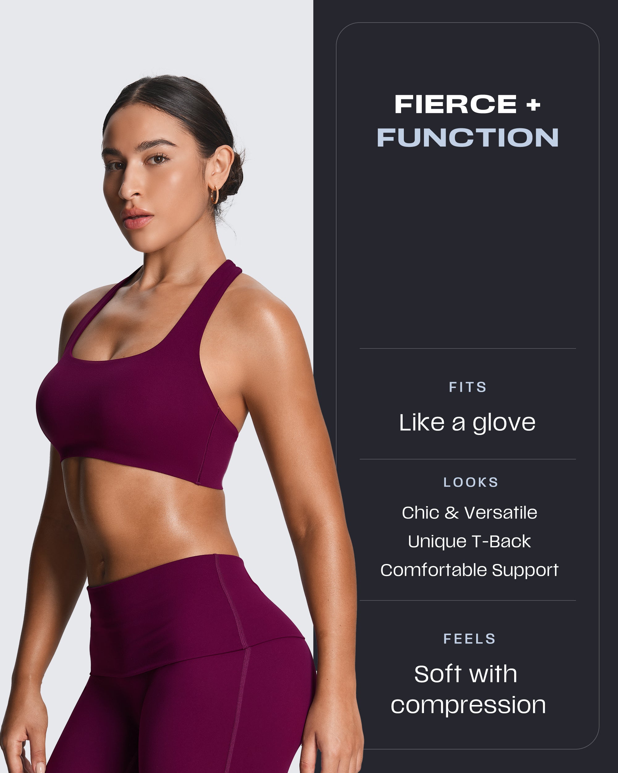 Aoxjox "Athlenza"  T-Back Bra