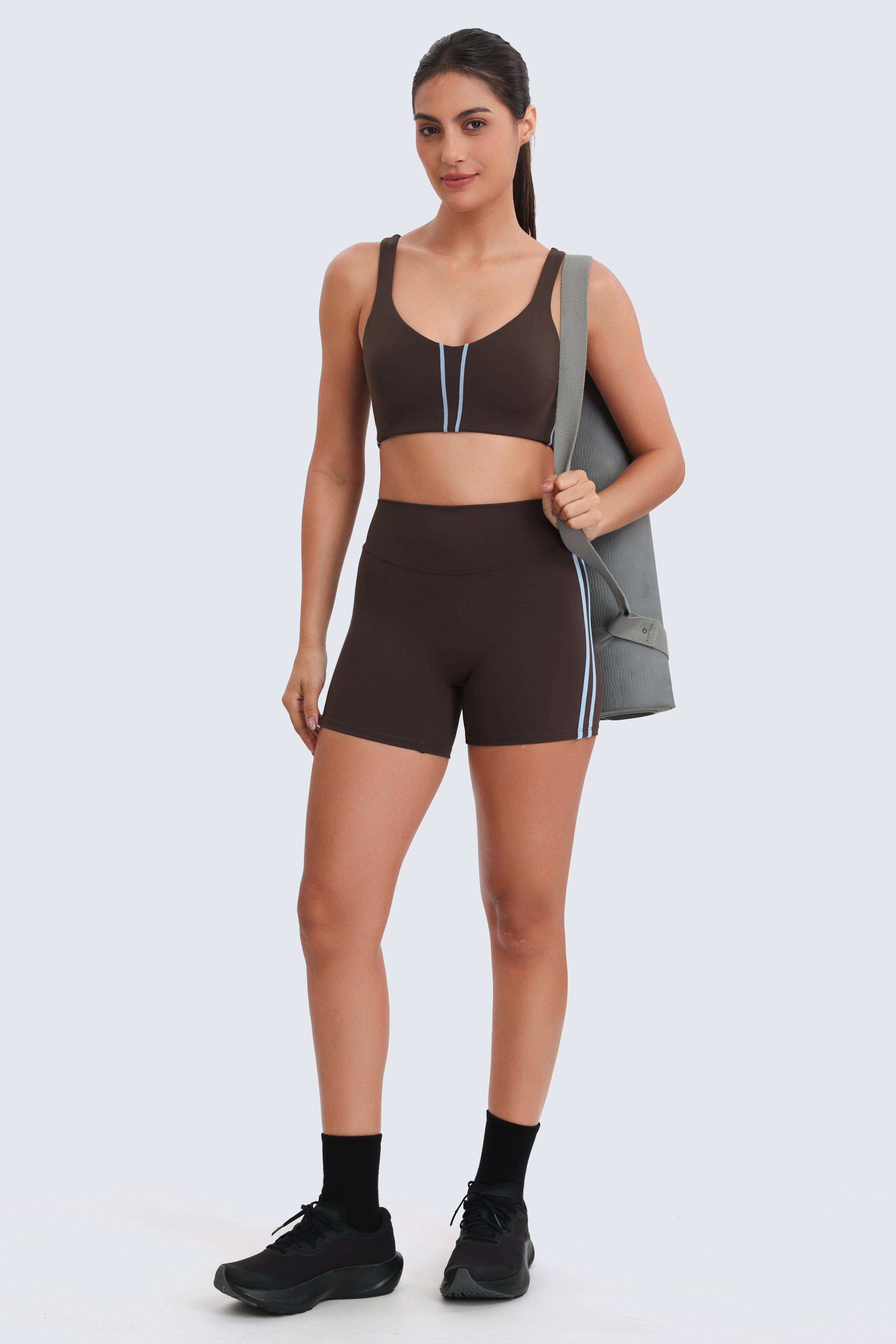 Aoxjox "Sporty" Striped V Neck Bra